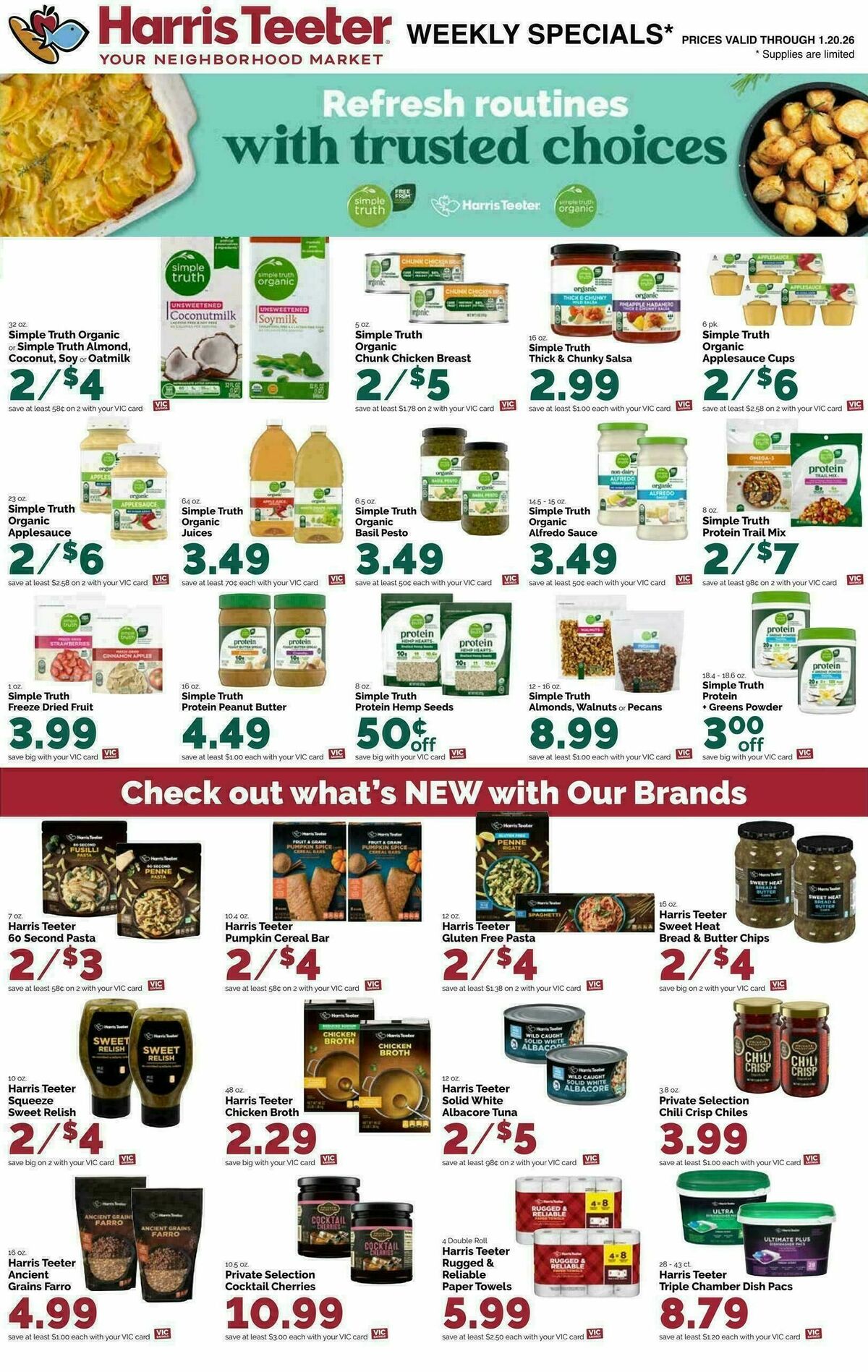 Harris Teeter Weekly Ad from January 14