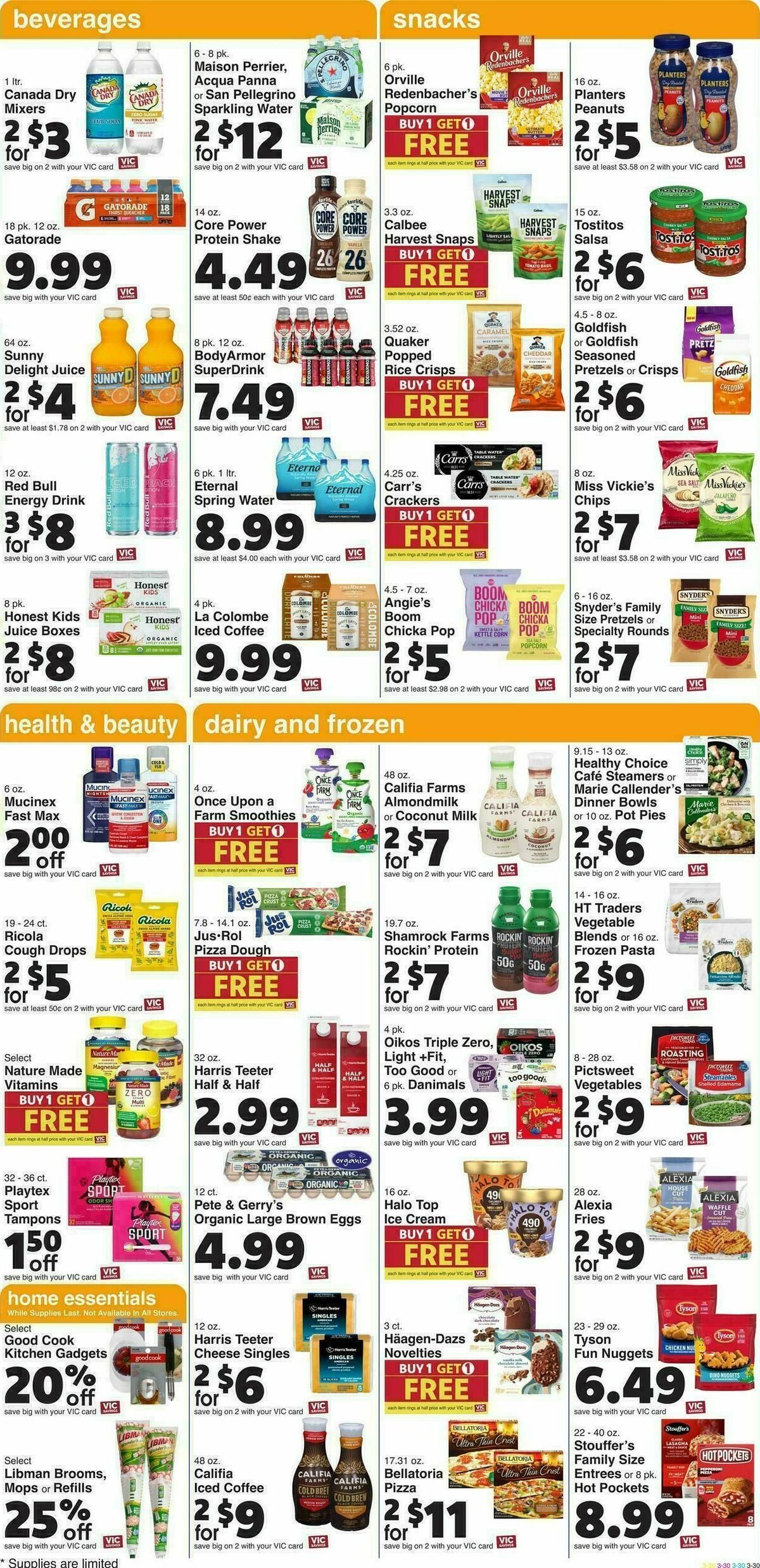 Harris Teeter Weekly Ad from January 14