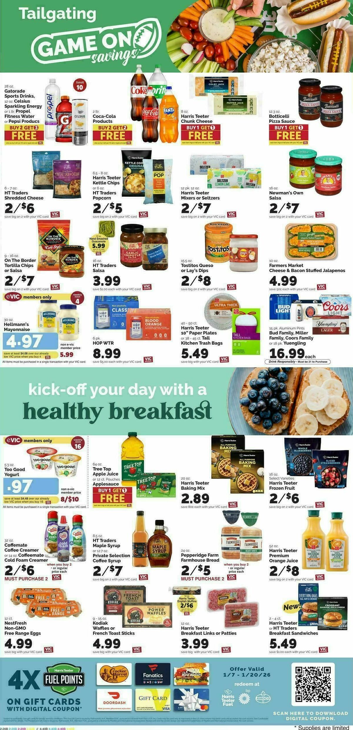 Harris Teeter Weekly Ad from January 14