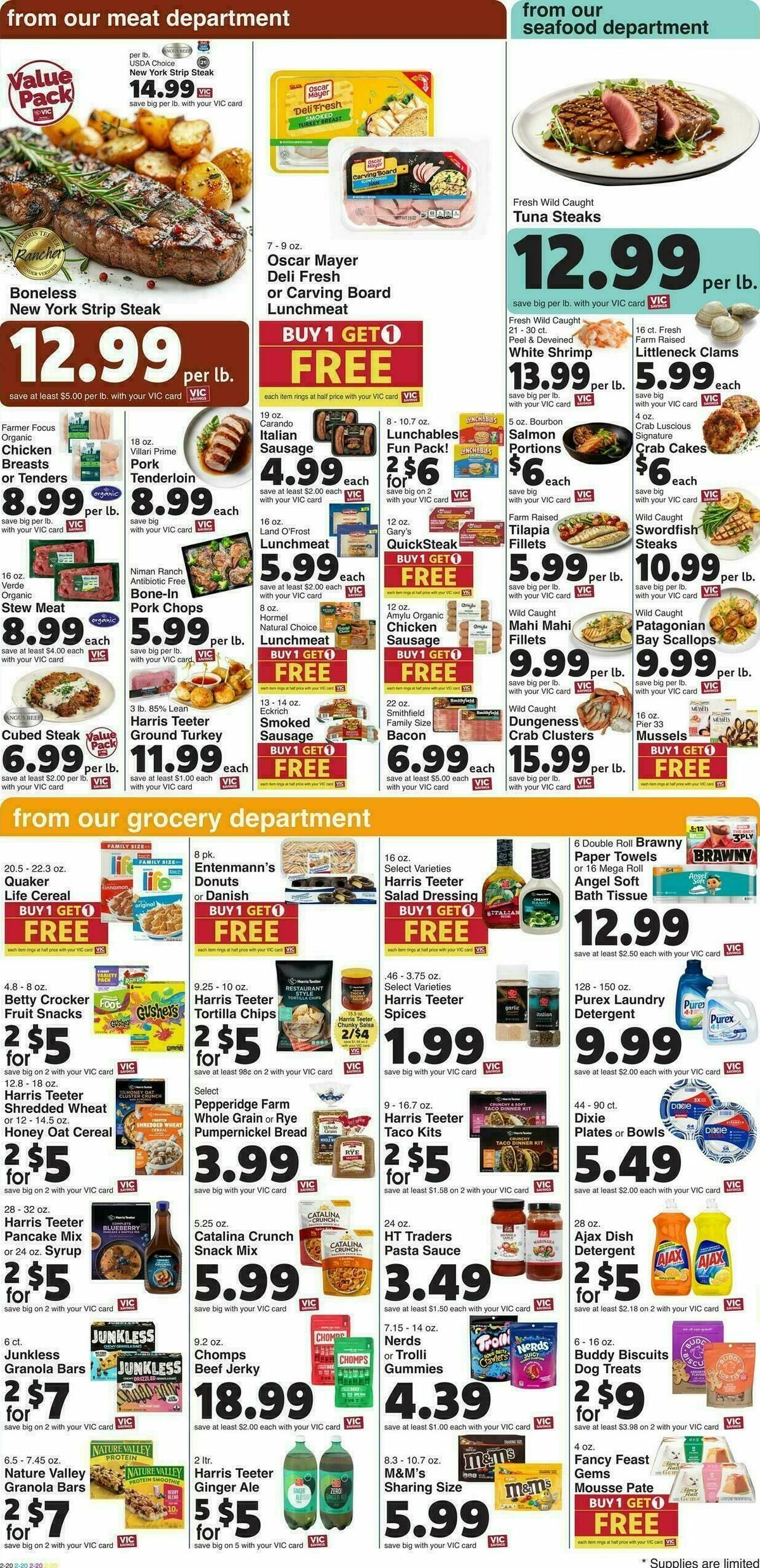 Harris Teeter Weekly Ad from January 21