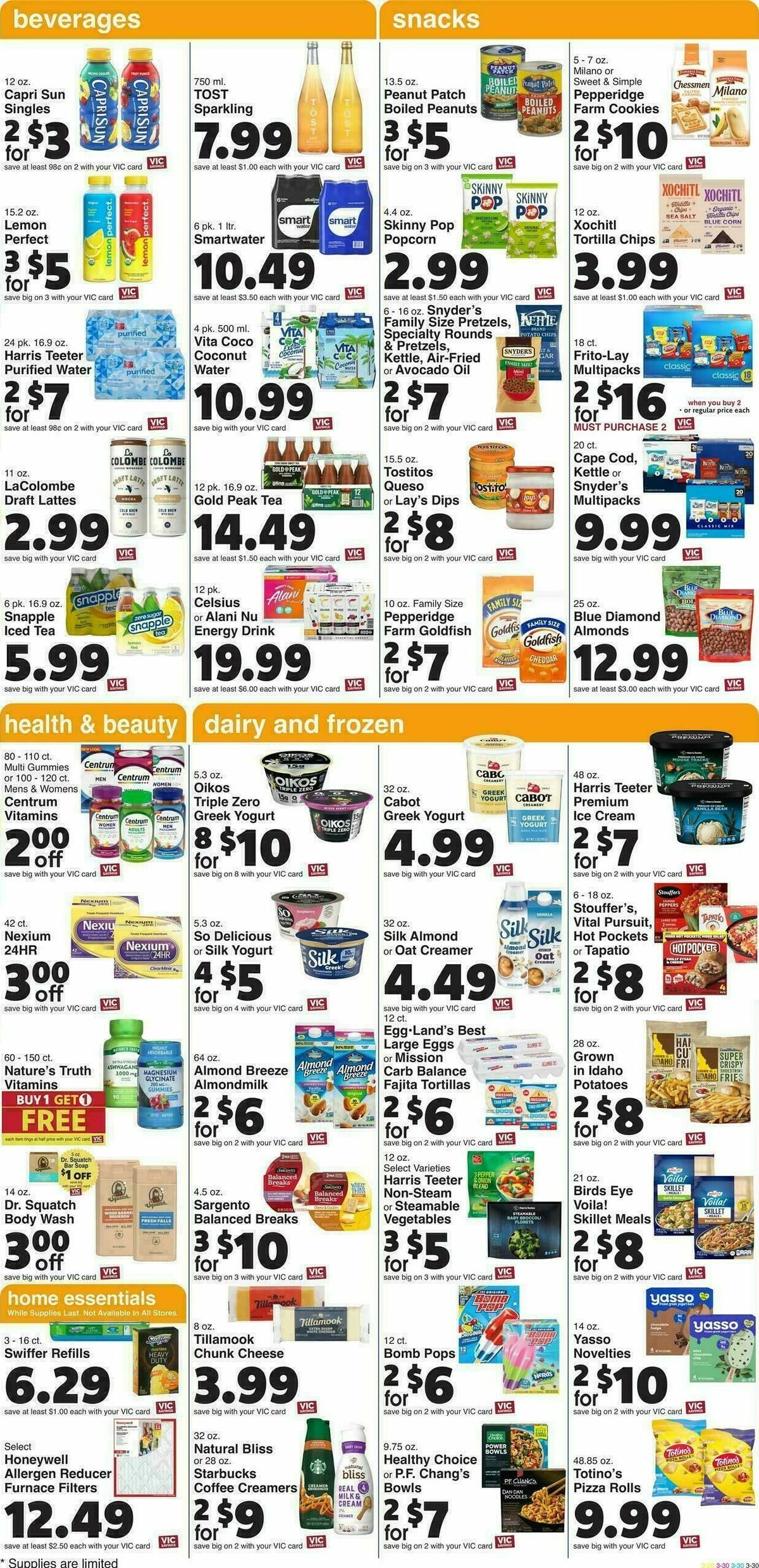 Harris Teeter Weekly Ad from January 21