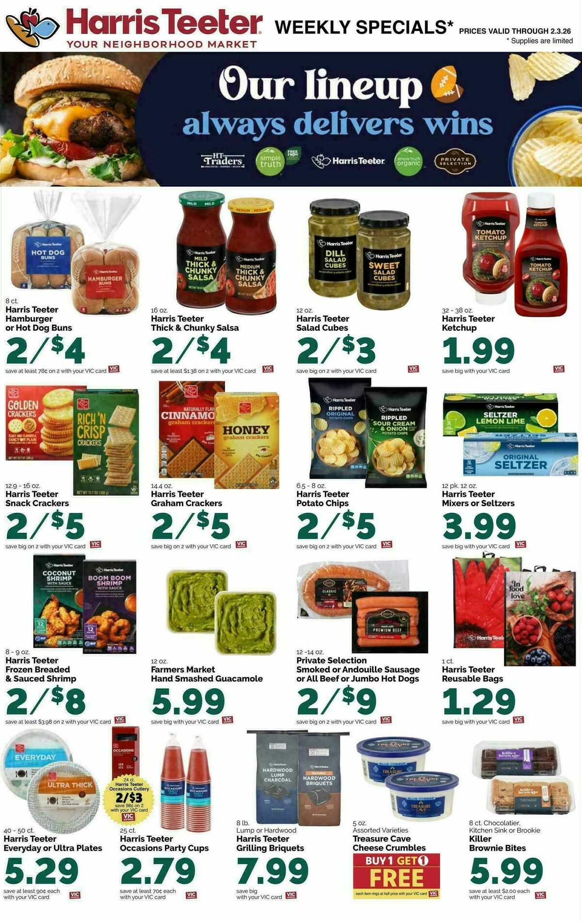 Harris Teeter Weekly Ad from January 28