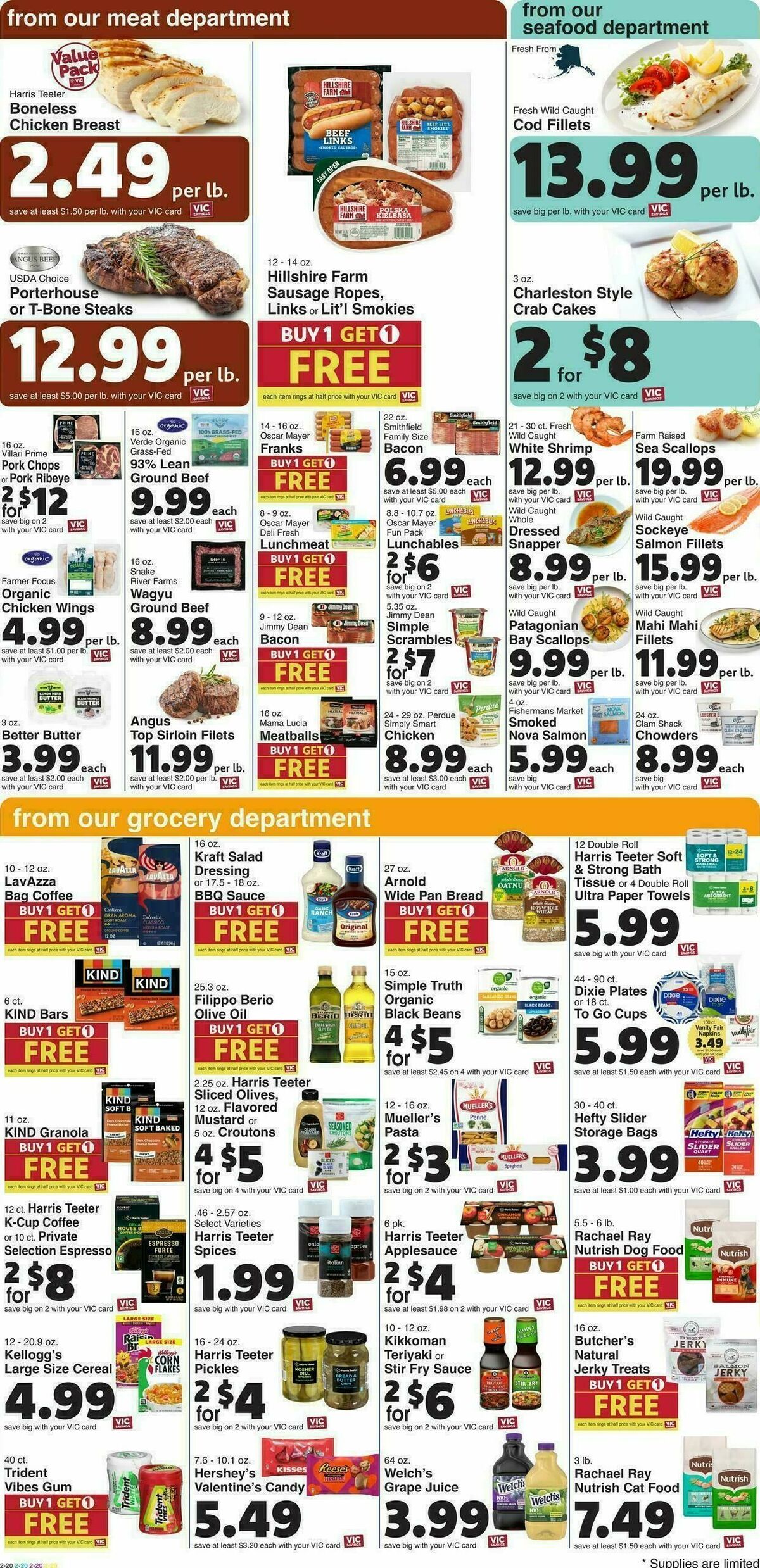 Harris Teeter Weekly Ad from January 28