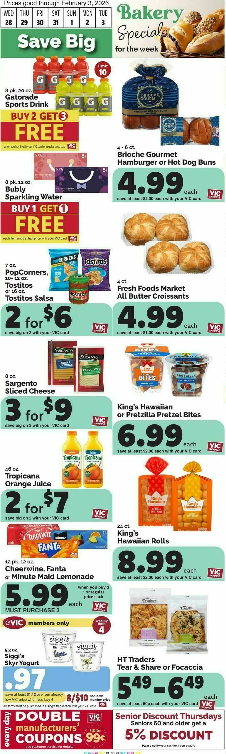 Harris Teeter Weekly Ad from January 28