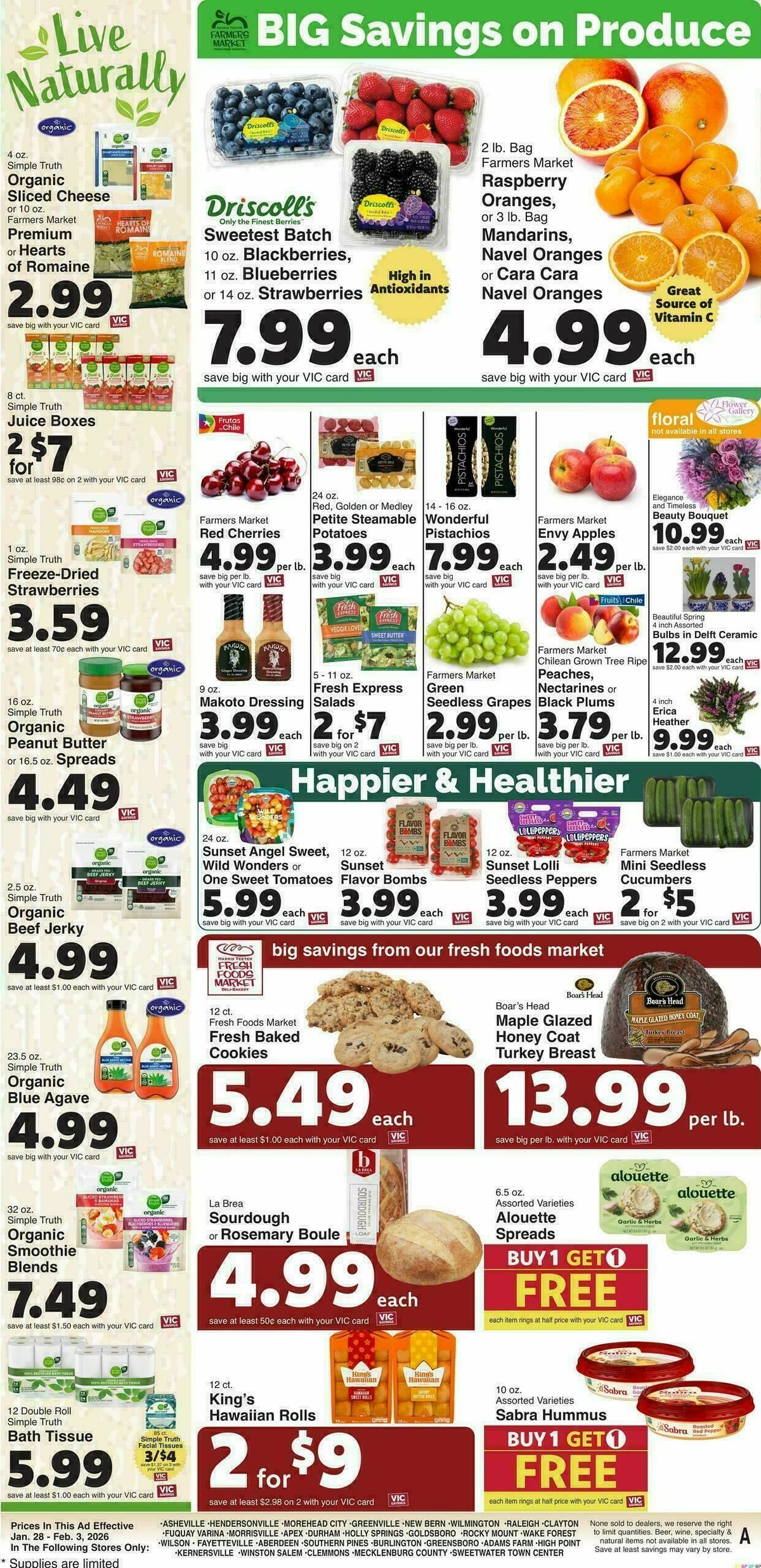 Harris Teeter Weekly Ad from January 28
