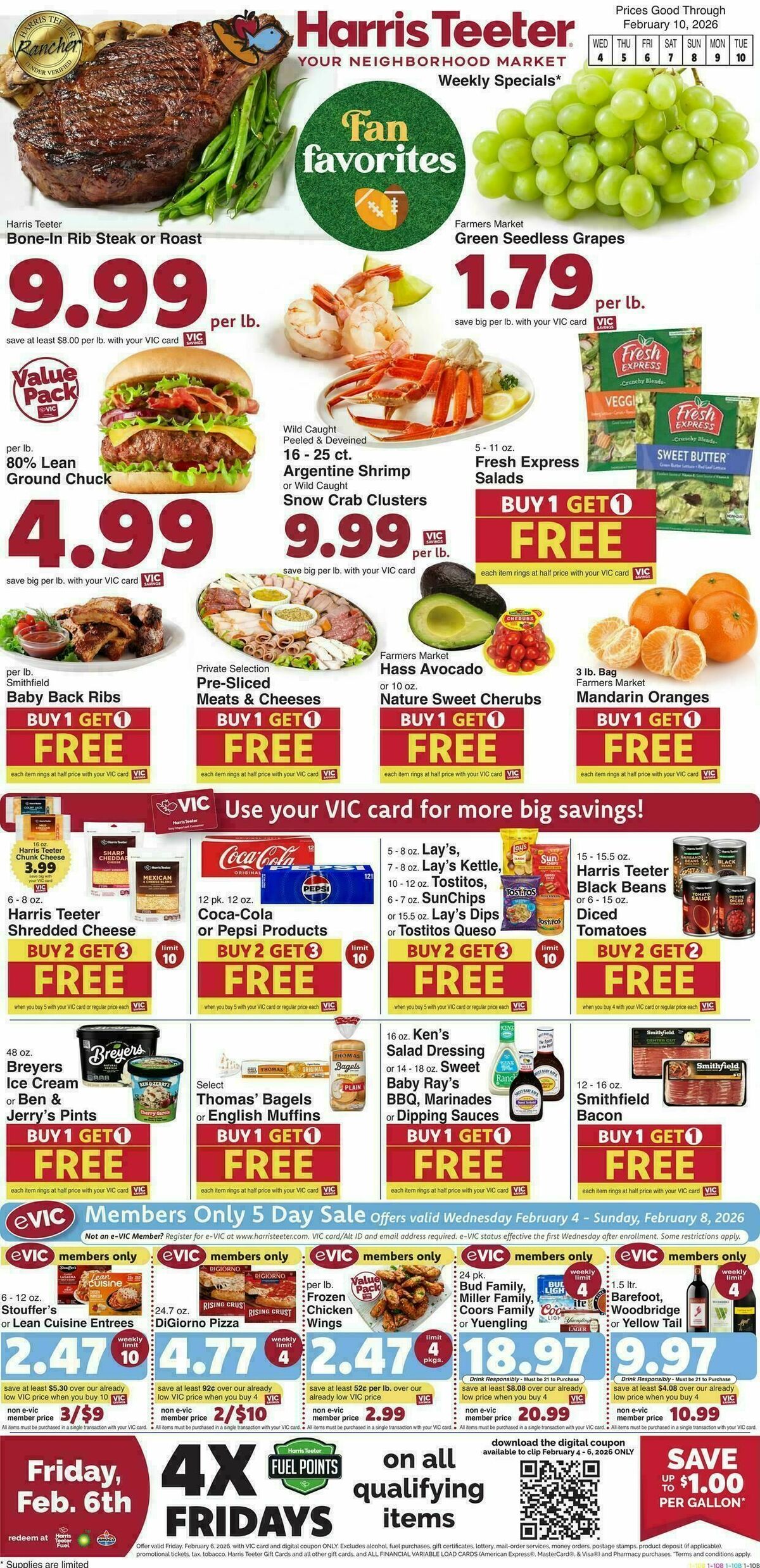 Harris Teeter Weekly Ad from February 4