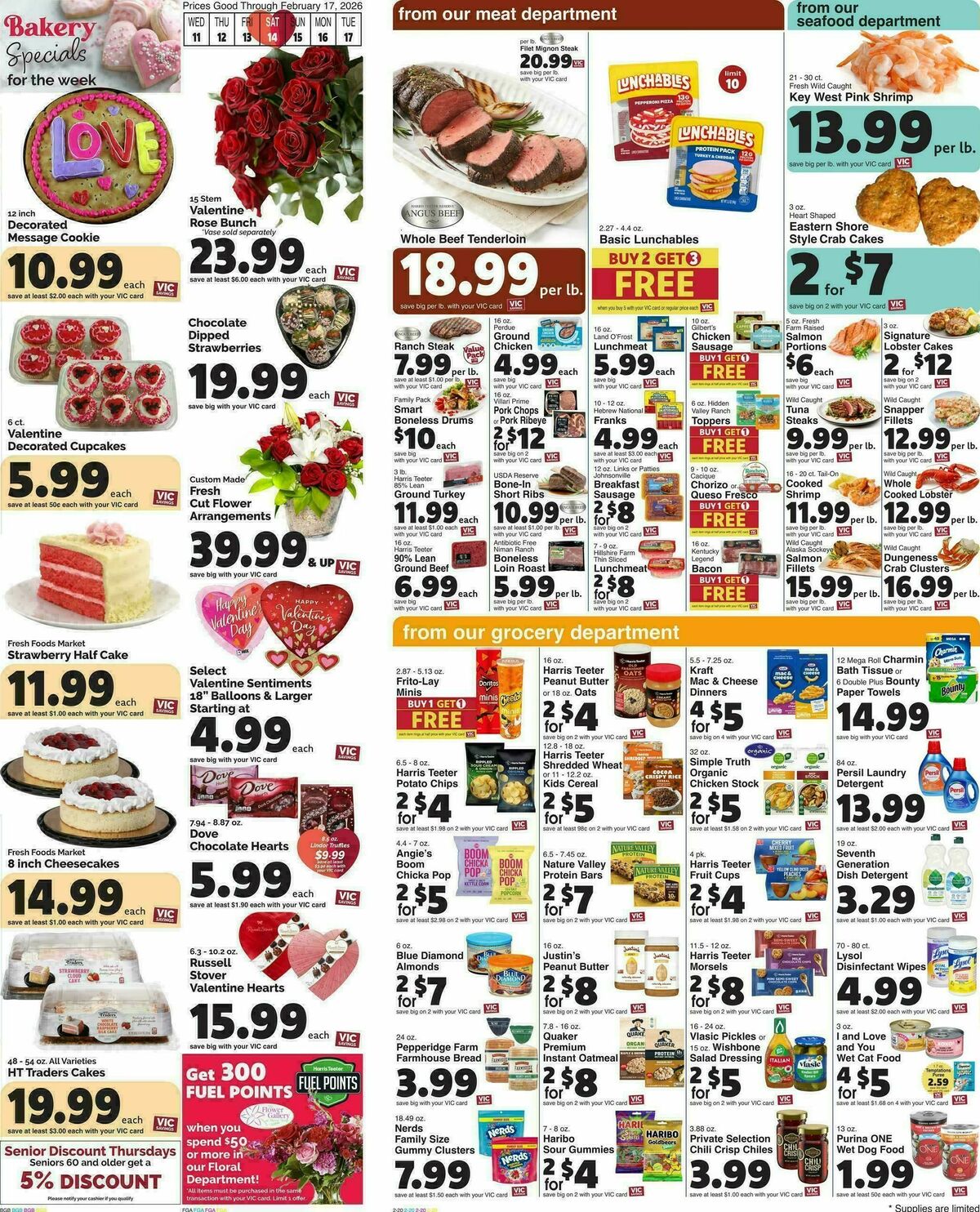 Harris Teeter Weekly Ad from February 11