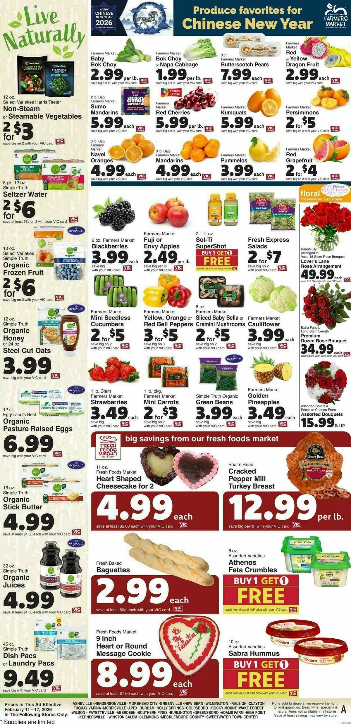 Harris Teeter Weekly Ad from February 11