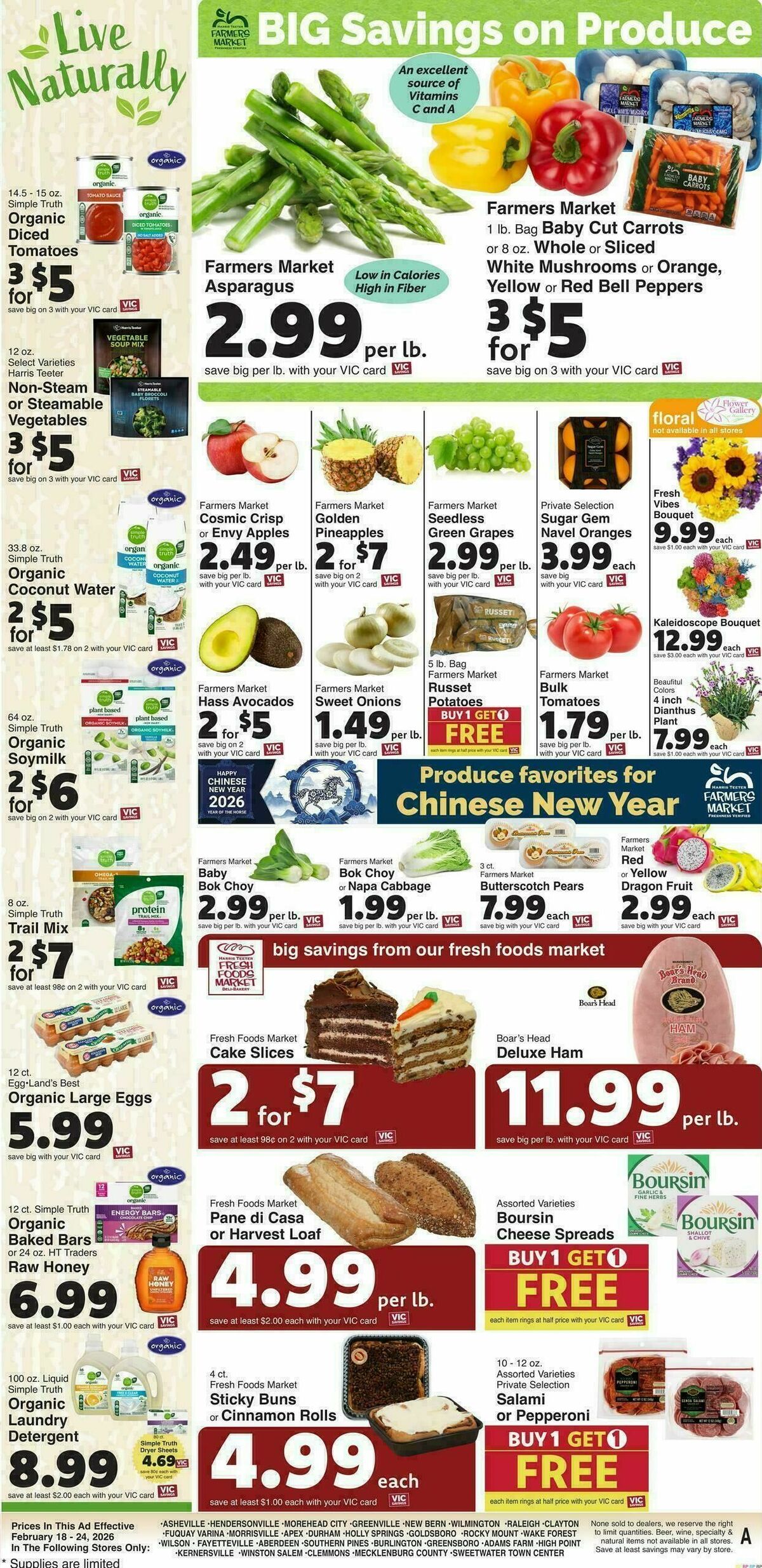 Harris Teeter Weekly Ad from February 18