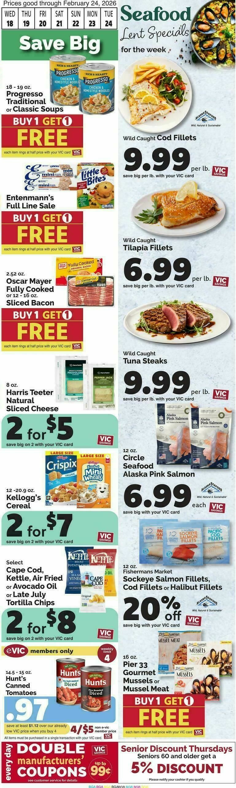 Harris Teeter Weekly Ad from February 18
