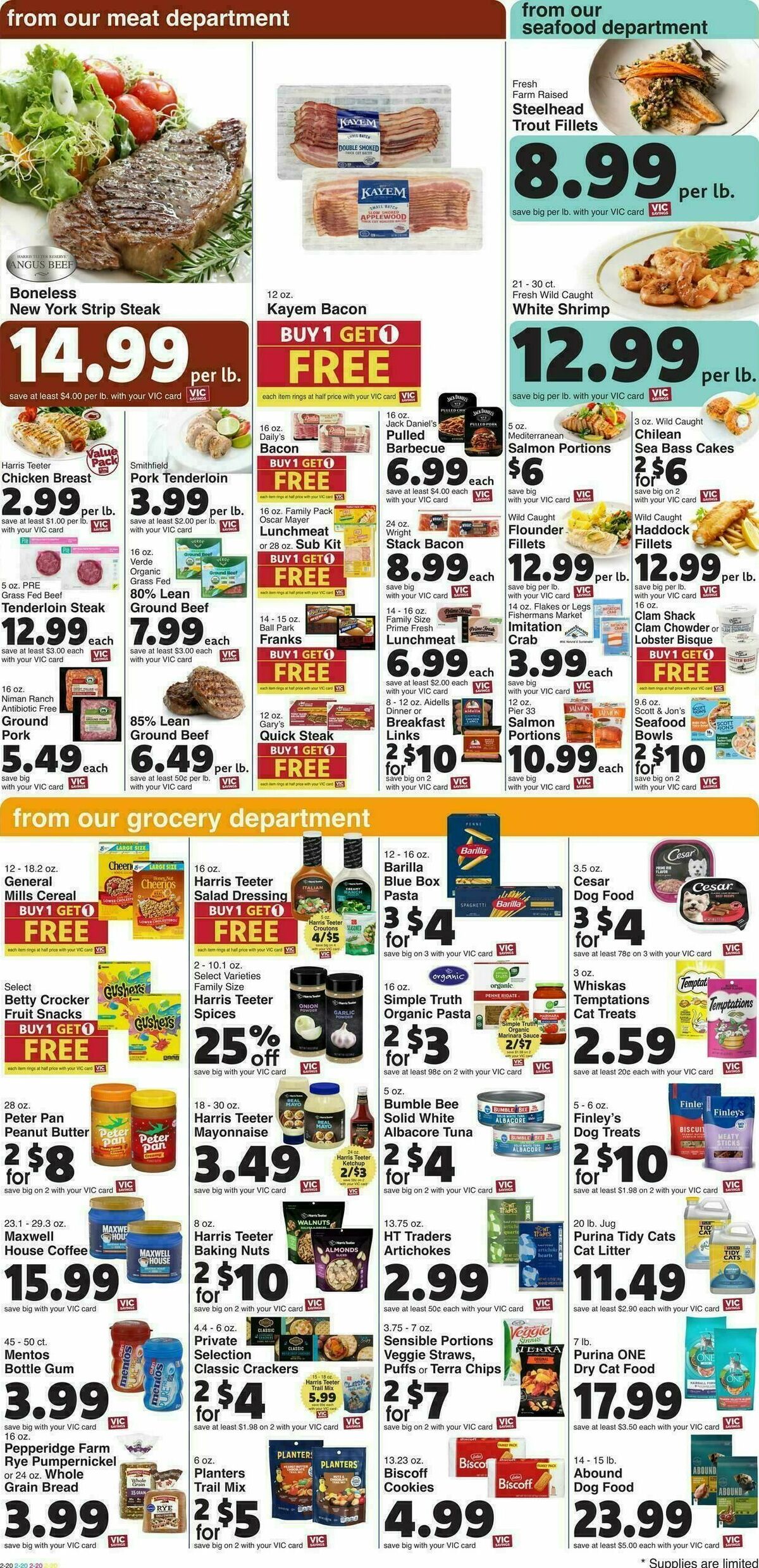 Harris Teeter Weekly Ad from February 18