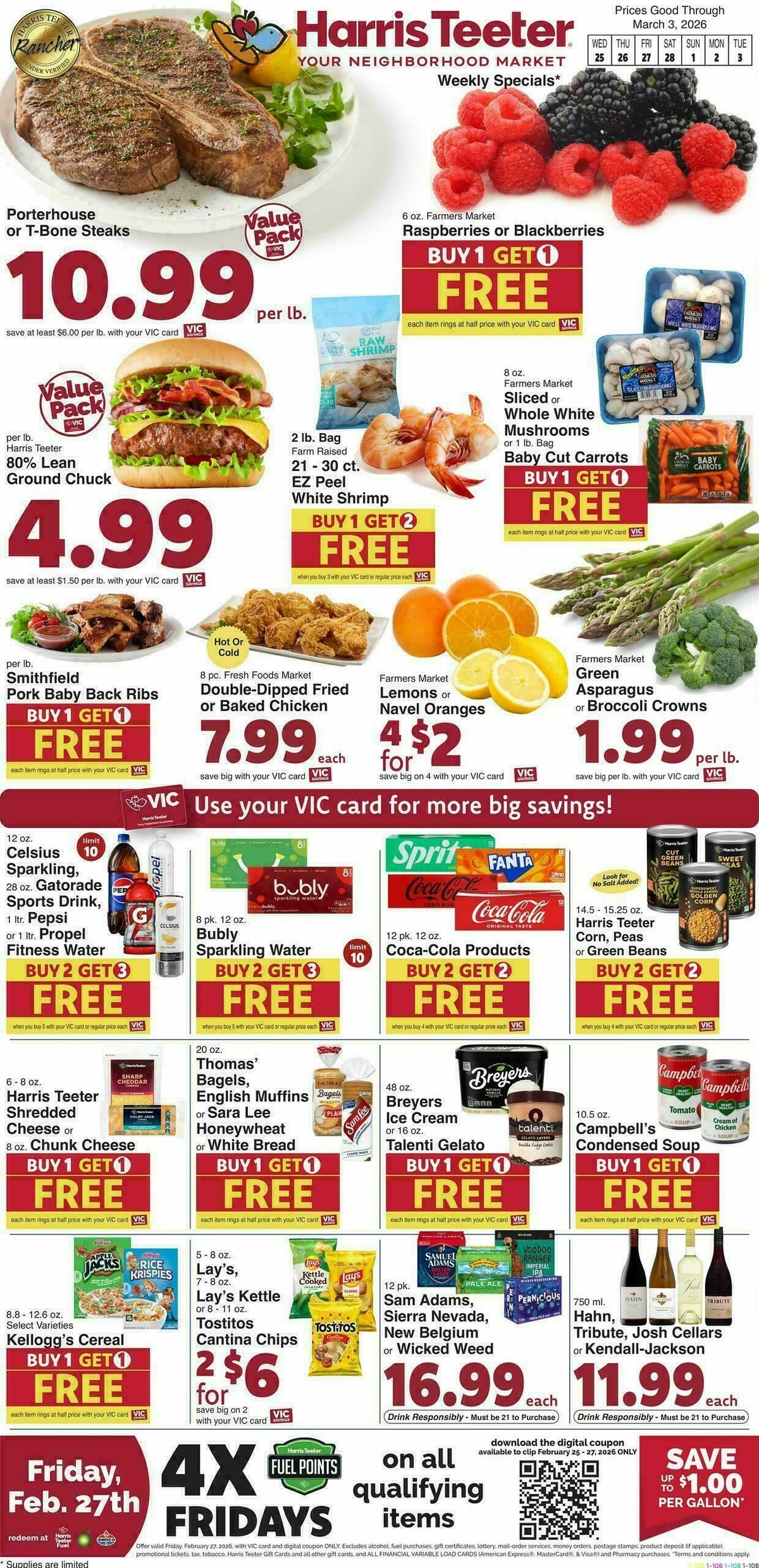 Harris Teeter Weekly Ad from February 25