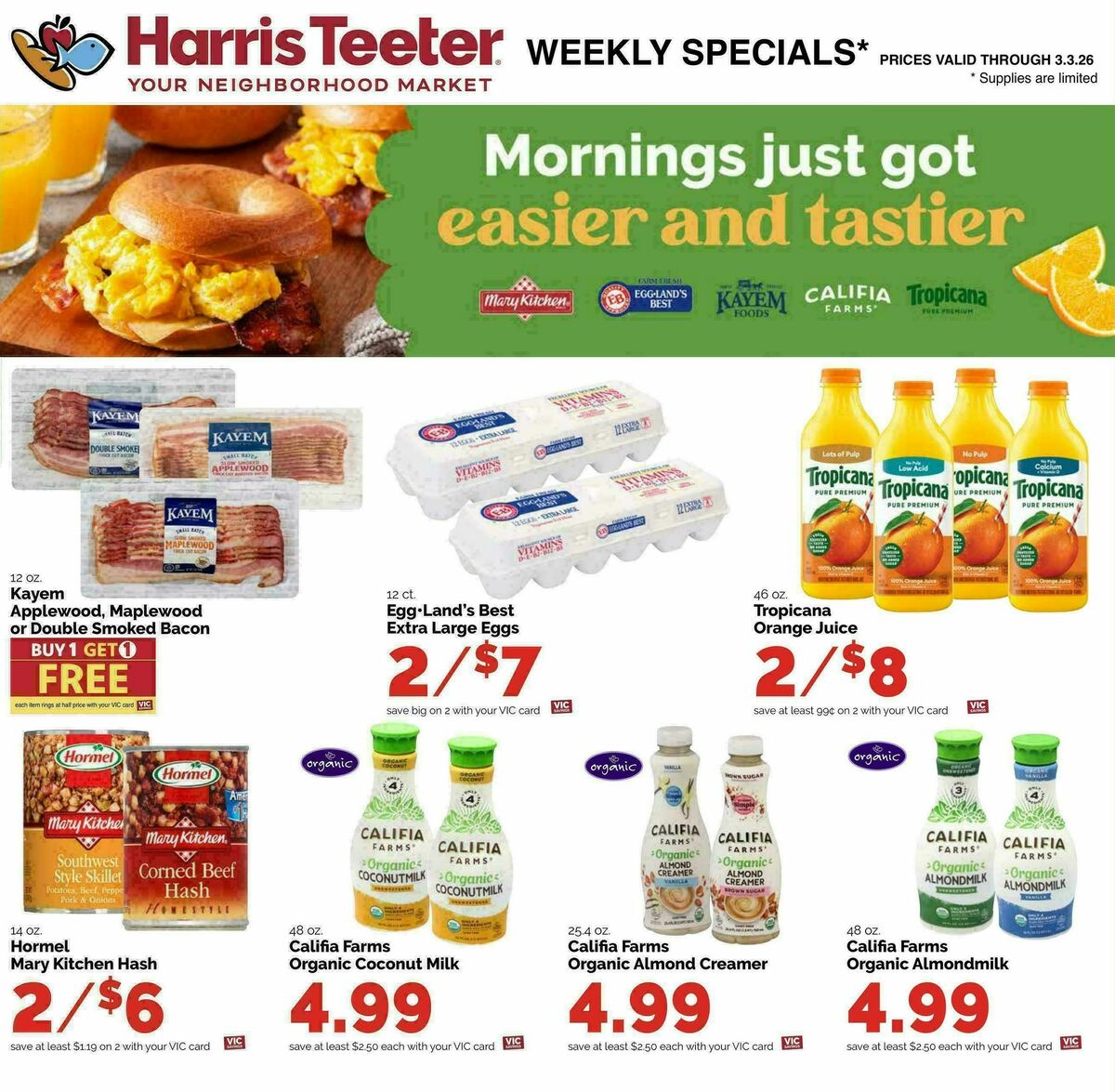 Harris Teeter Weekly Ad from February 25