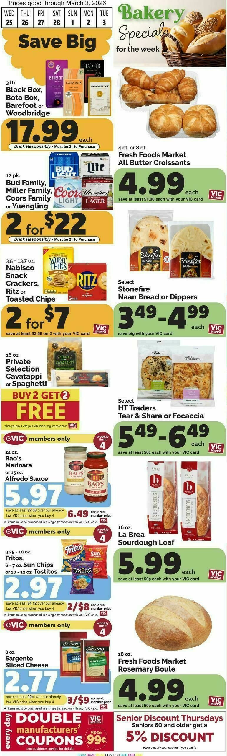 Harris Teeter Weekly Ad from February 25