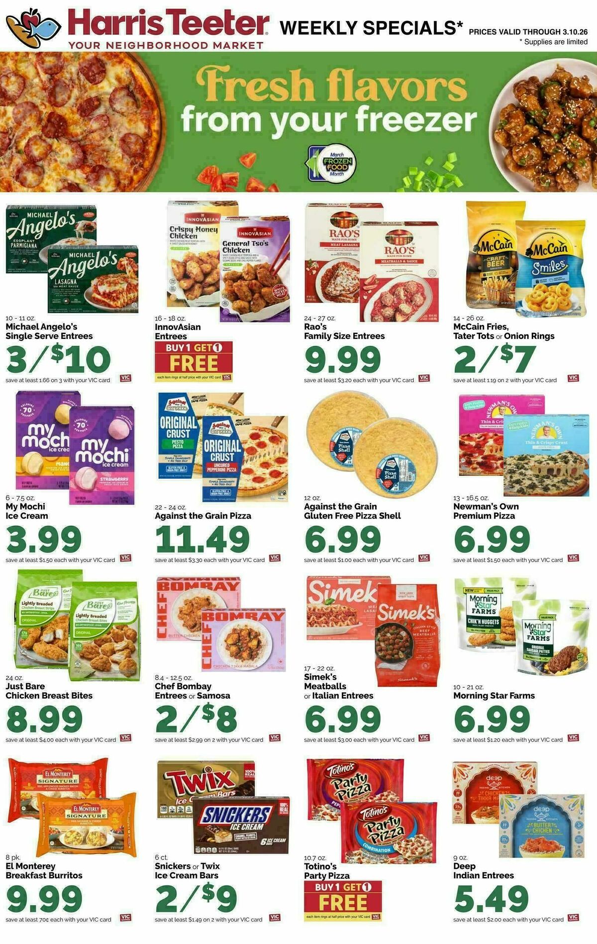 Harris Teeter Weekly Ad from March 4