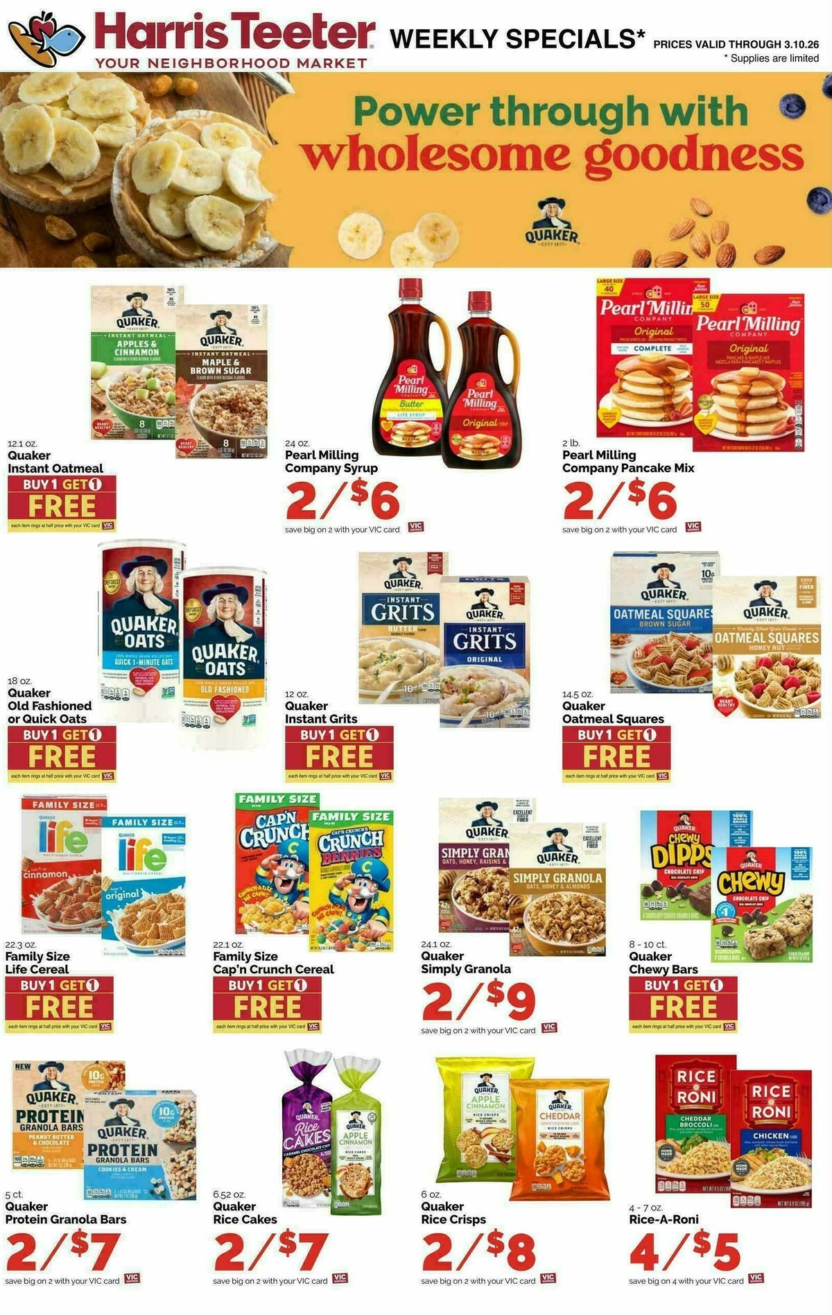 Harris Teeter Weekly Ad from March 4