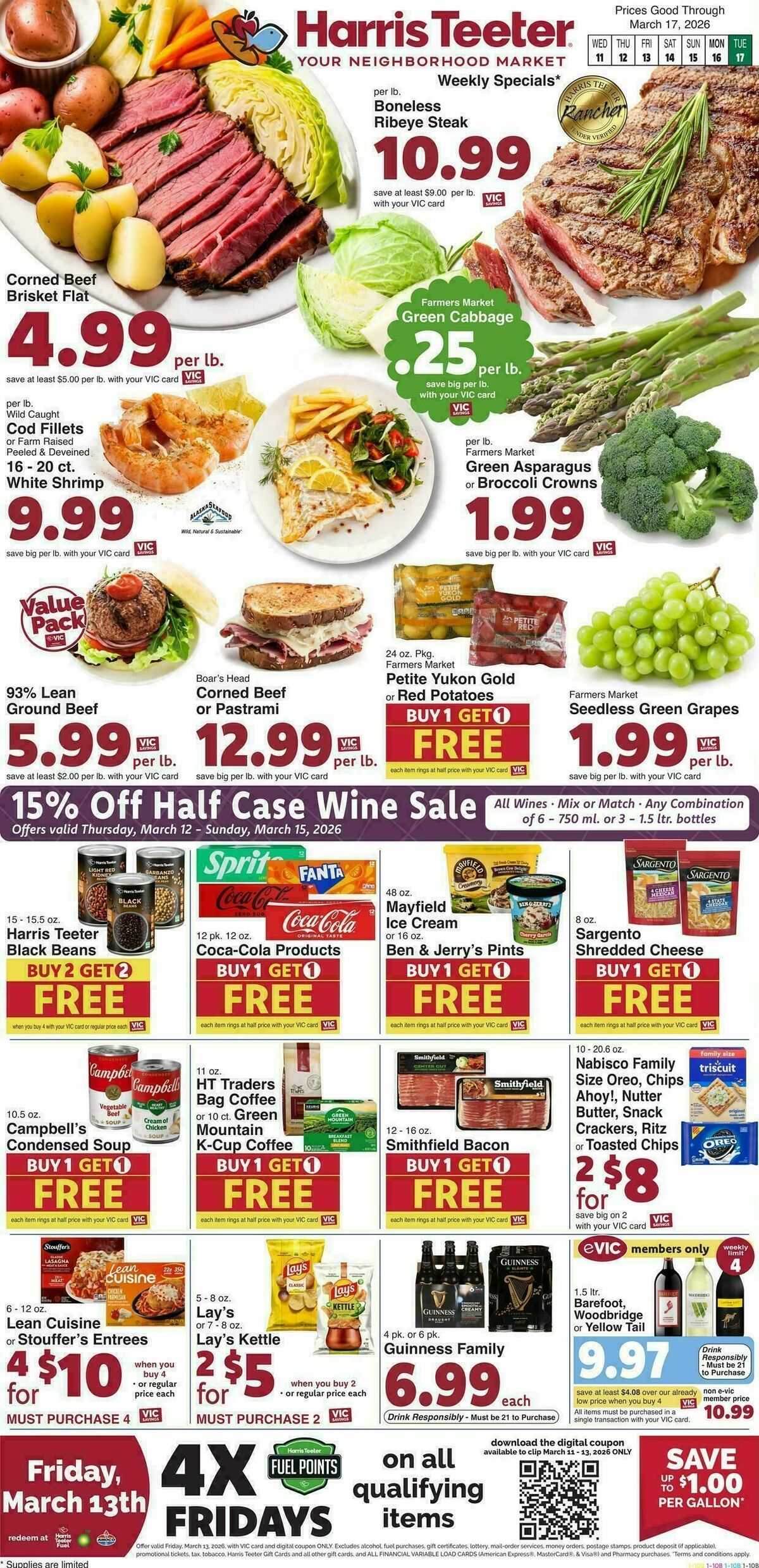 Harris Teeter Weekly Ad from March 11