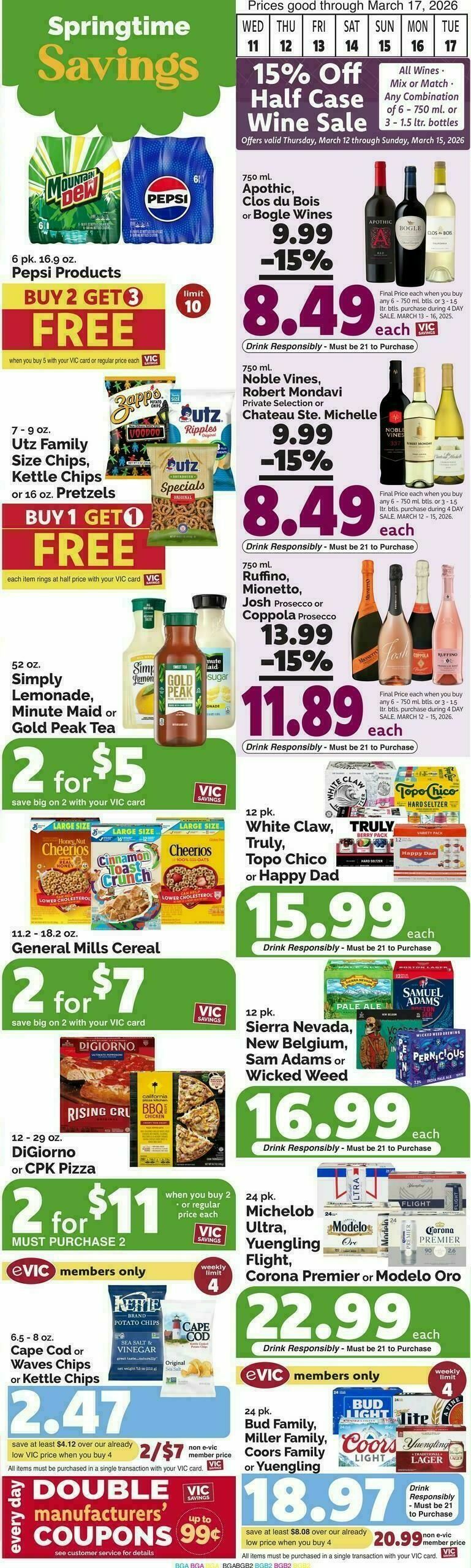 Harris Teeter Weekly Ad from March 11