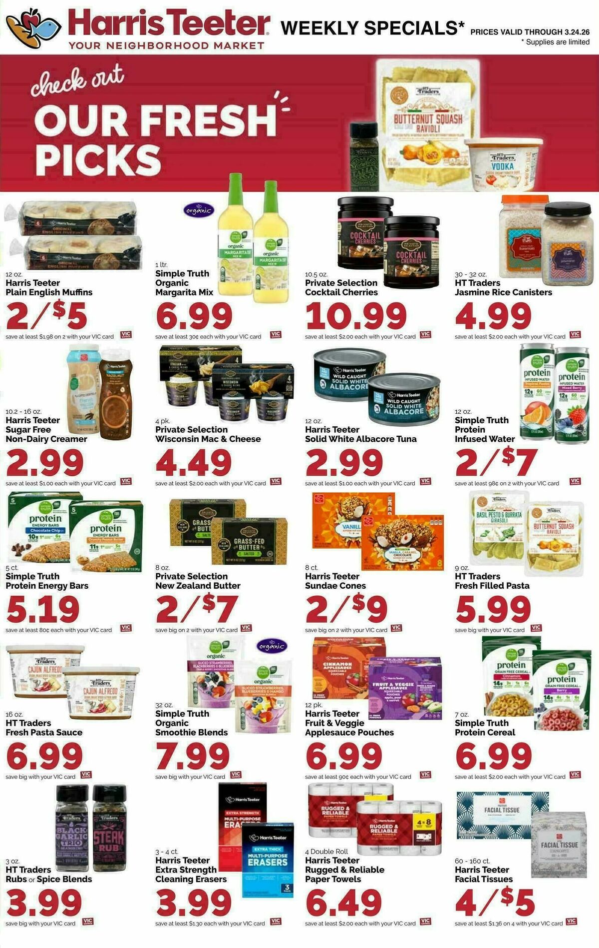 Harris Teeter Weekly Ad from March 18