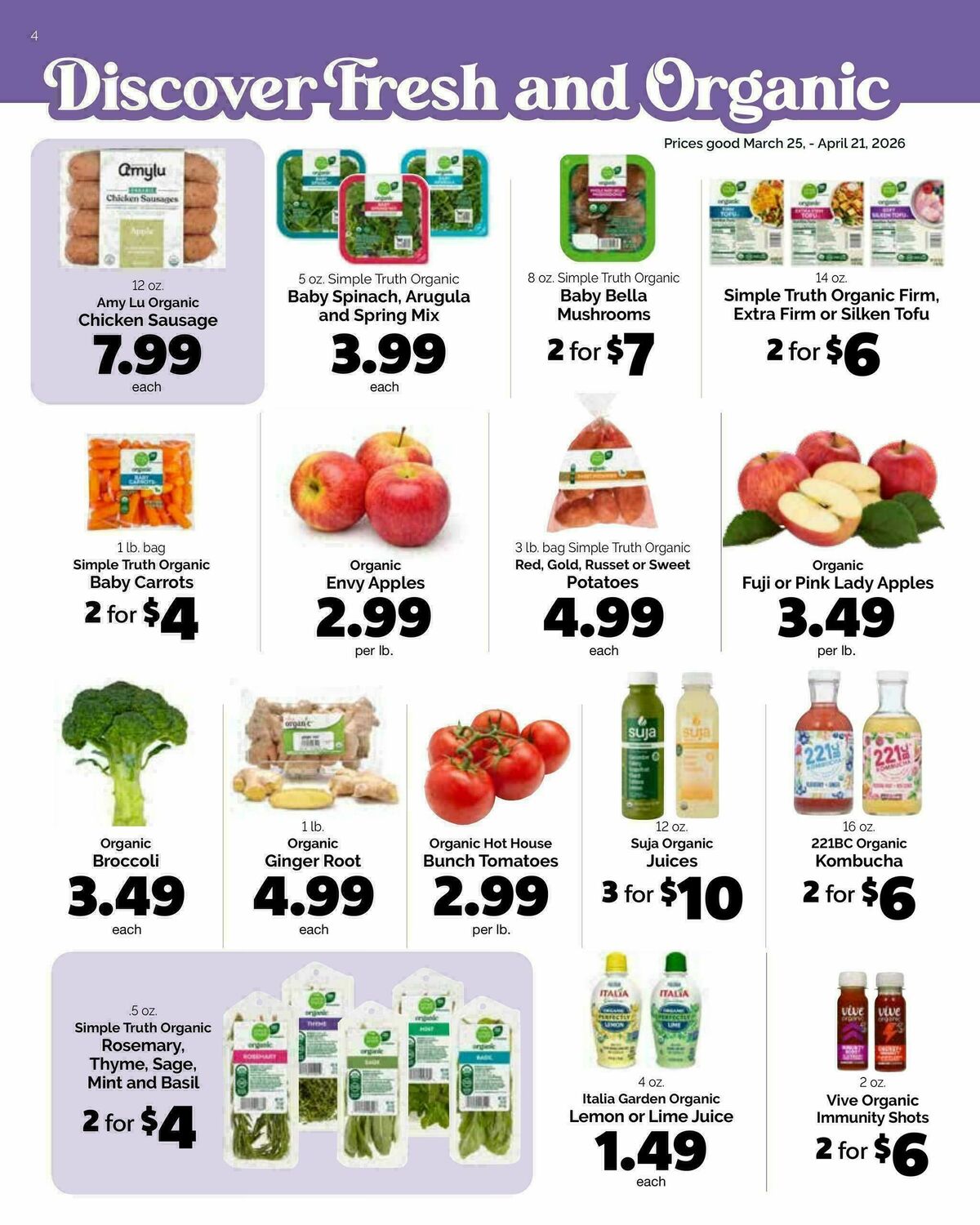Harris Teeter Weekly Ad from March 25