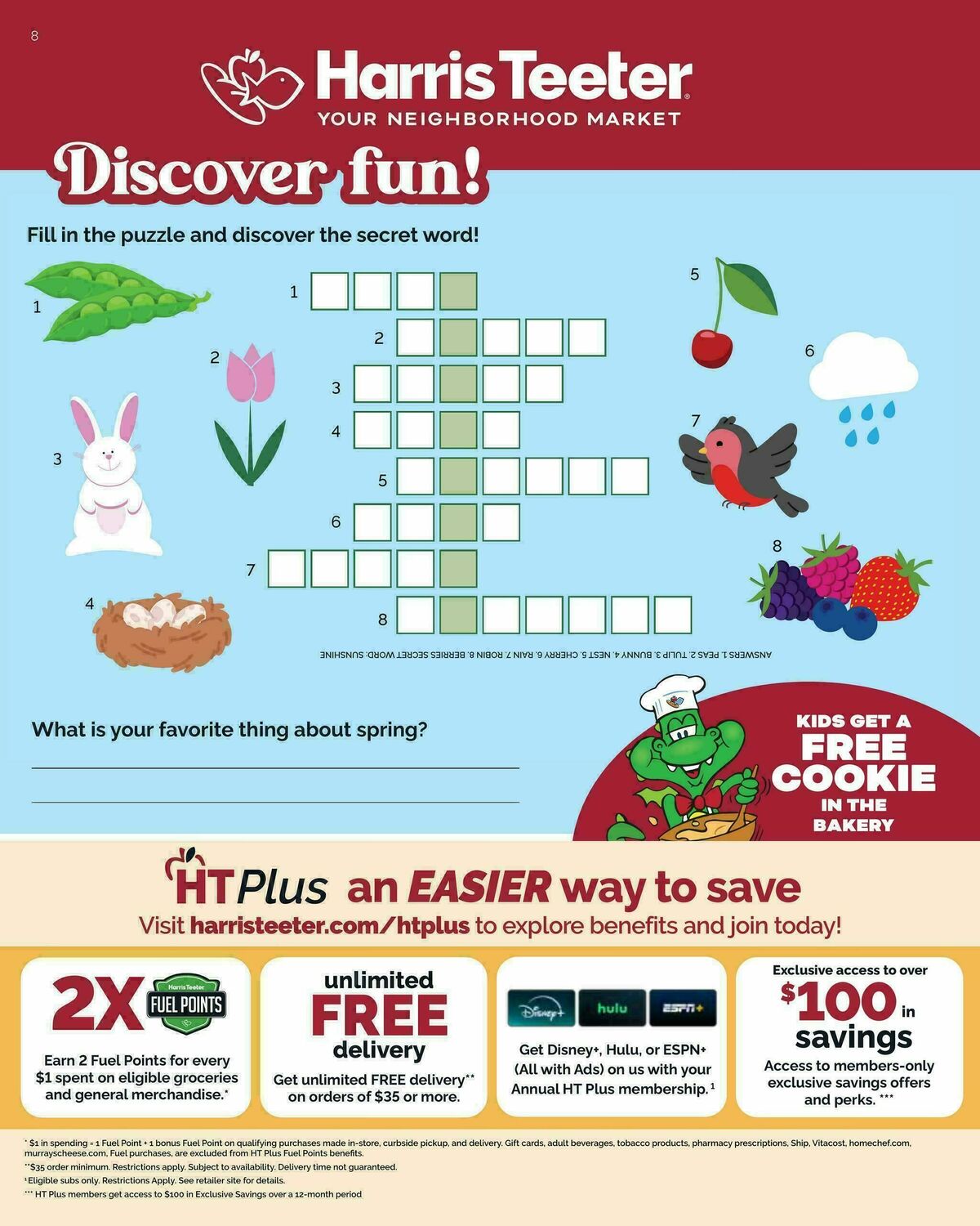 Harris Teeter Weekly Ad from March 25