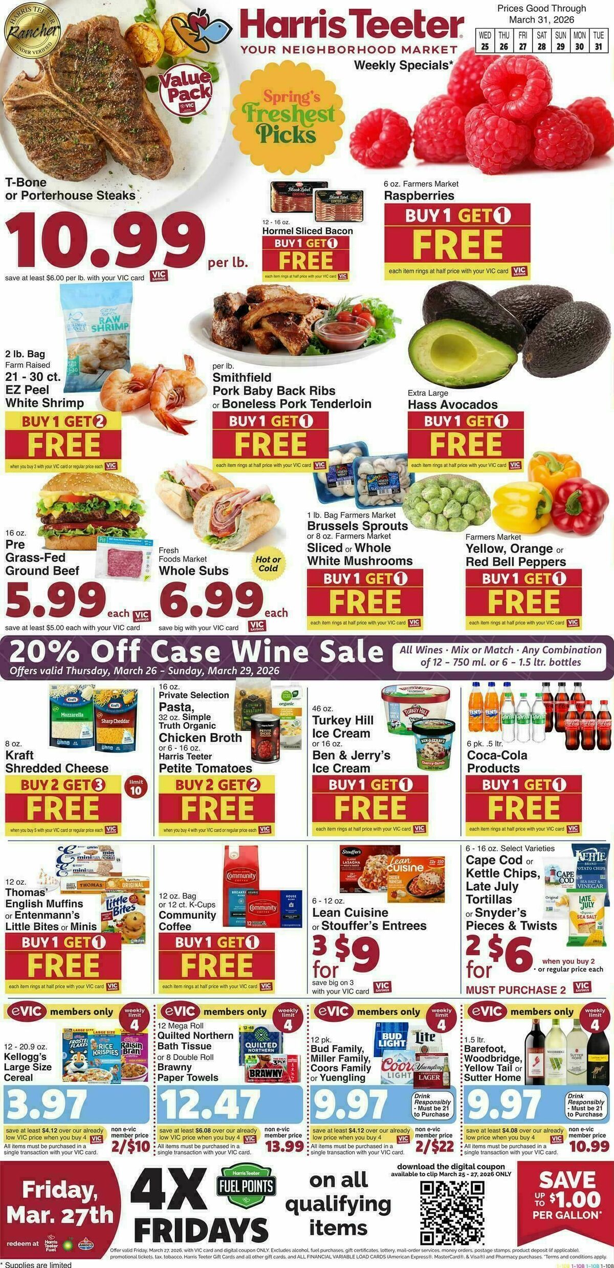 Harris Teeter Weekly Ad from March 25