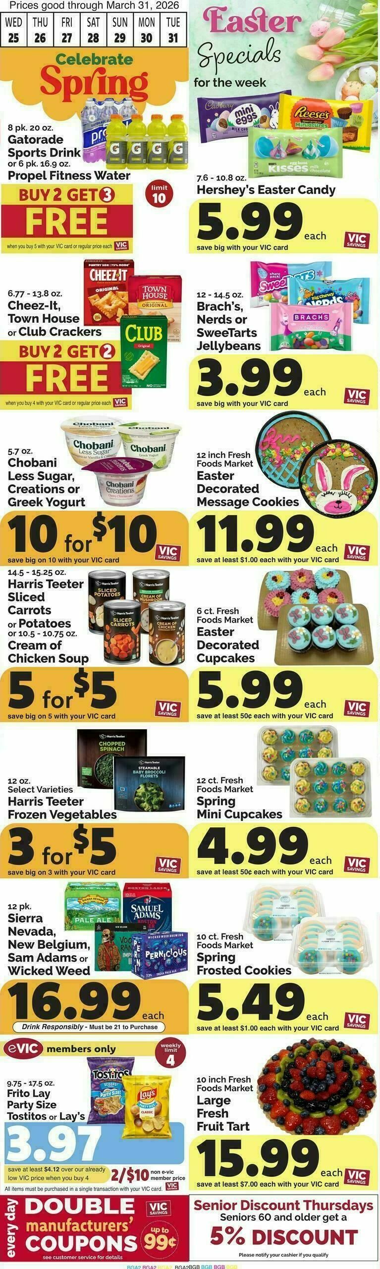 Harris Teeter Weekly Ad from March 25