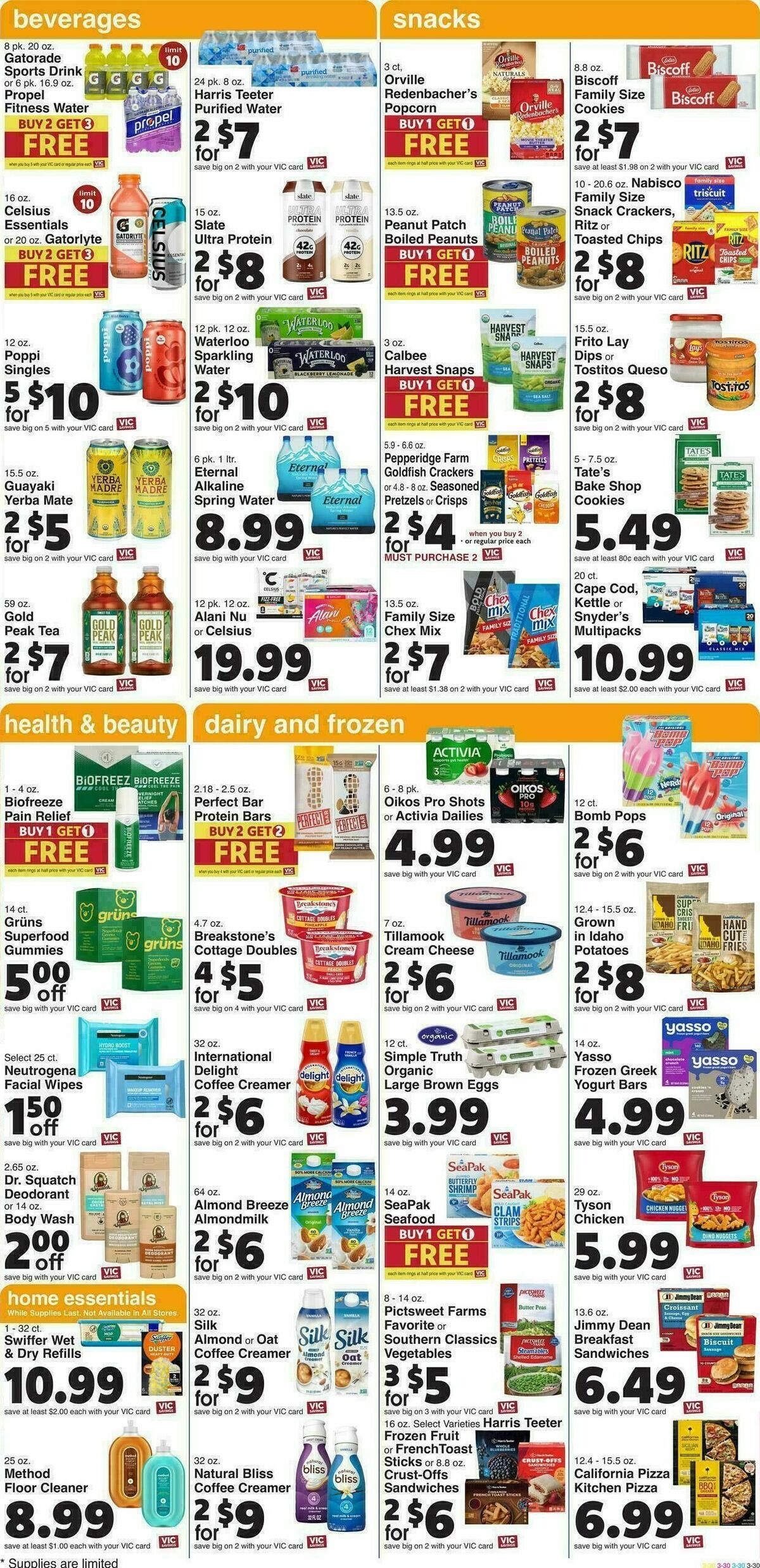 Harris Teeter Weekly Ad from March 25