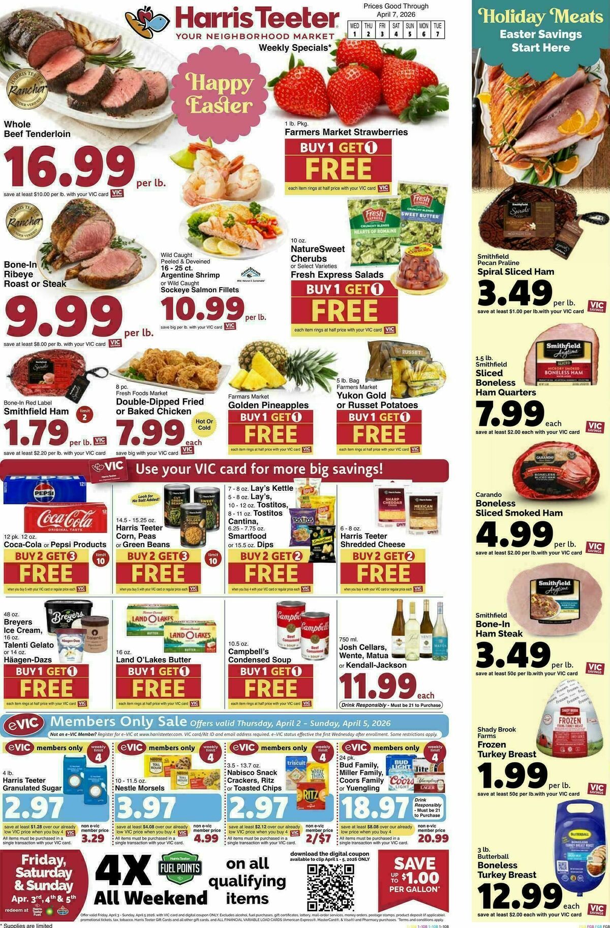 Harris Teeter Weekly Ad from April 1