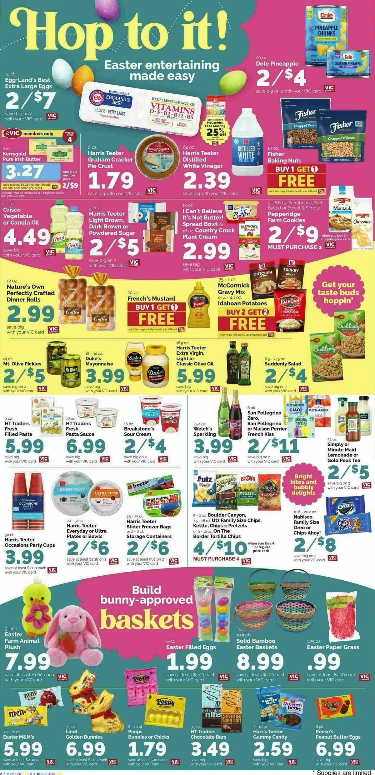 Harris Teeter Weekly Ad from April 1