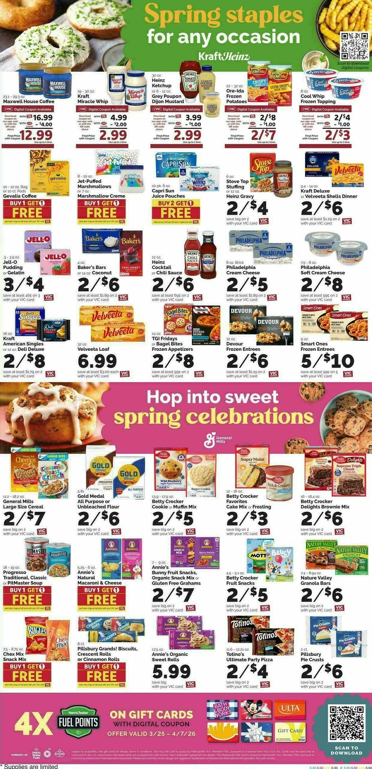 Harris Teeter Weekly Ad from April 1