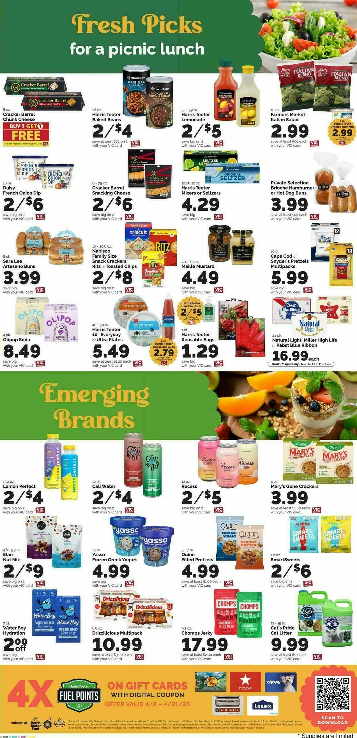Harris Teeter Weekly Ad from April 8