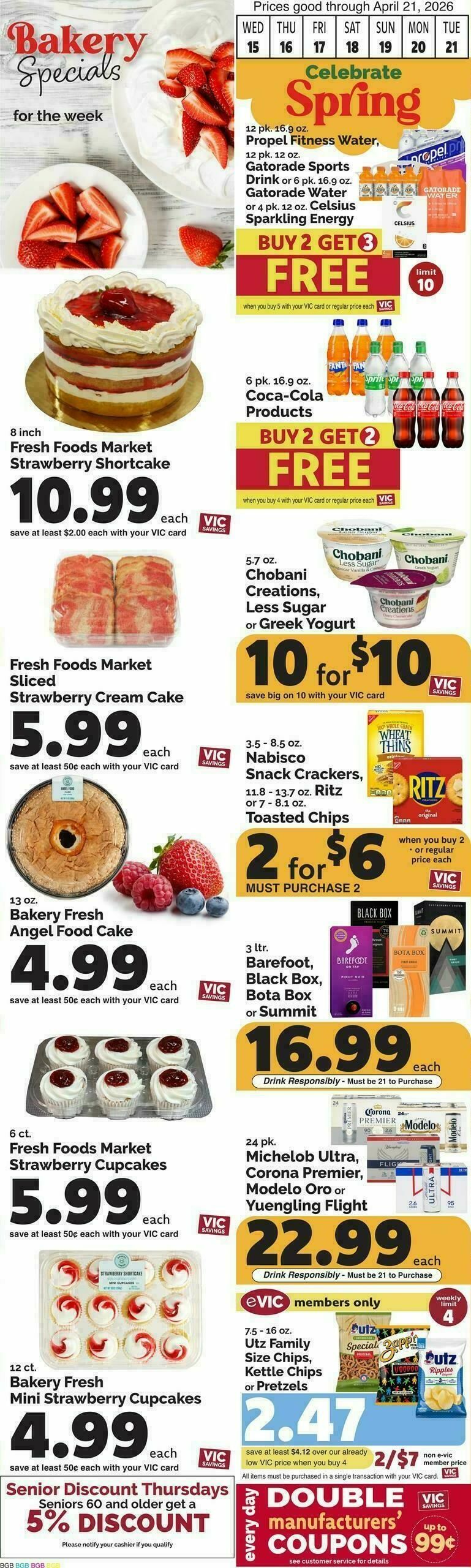 Harris Teeter Weekly Ad from April 15