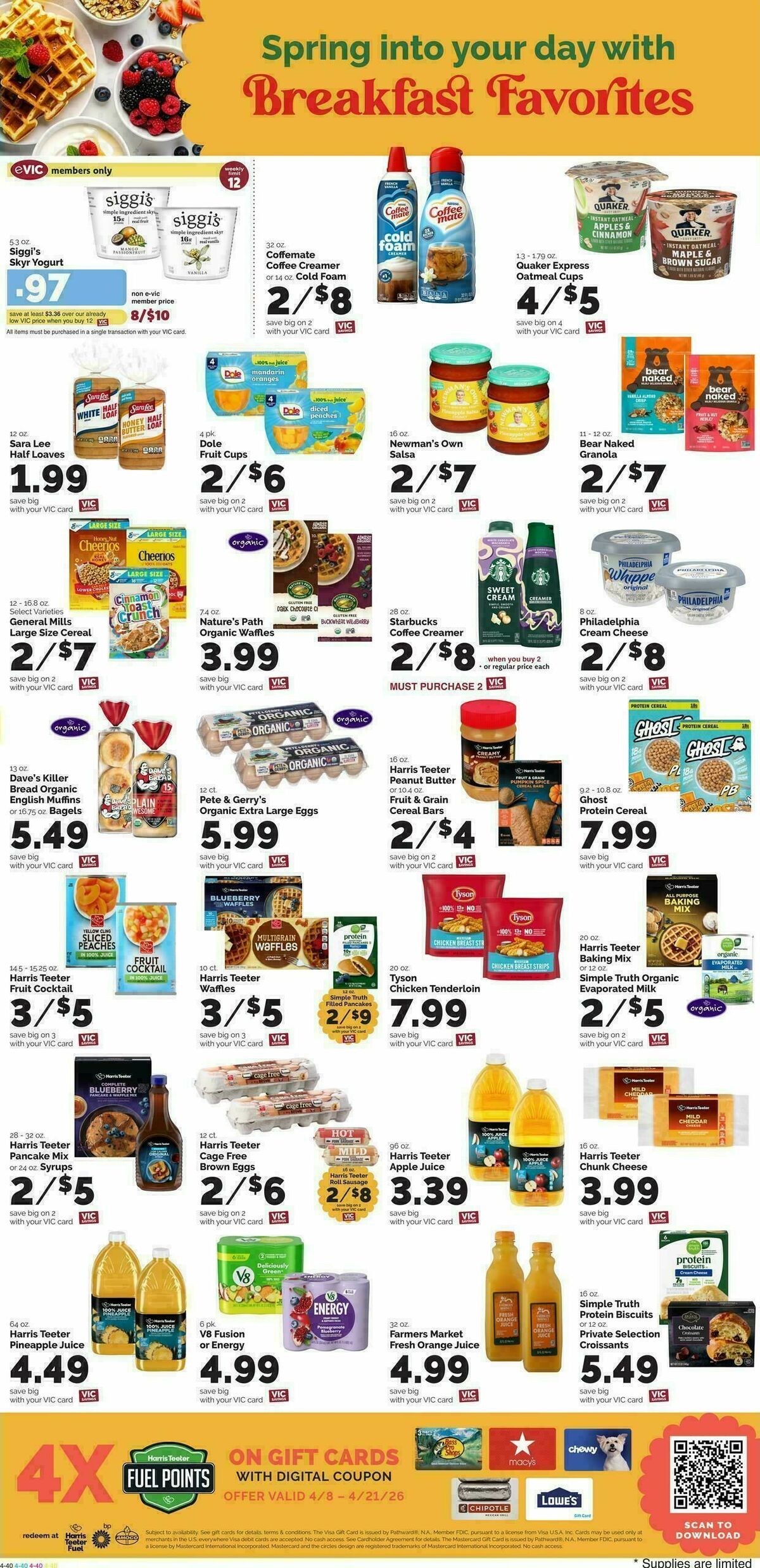 Harris Teeter Weekly Ad from April 15