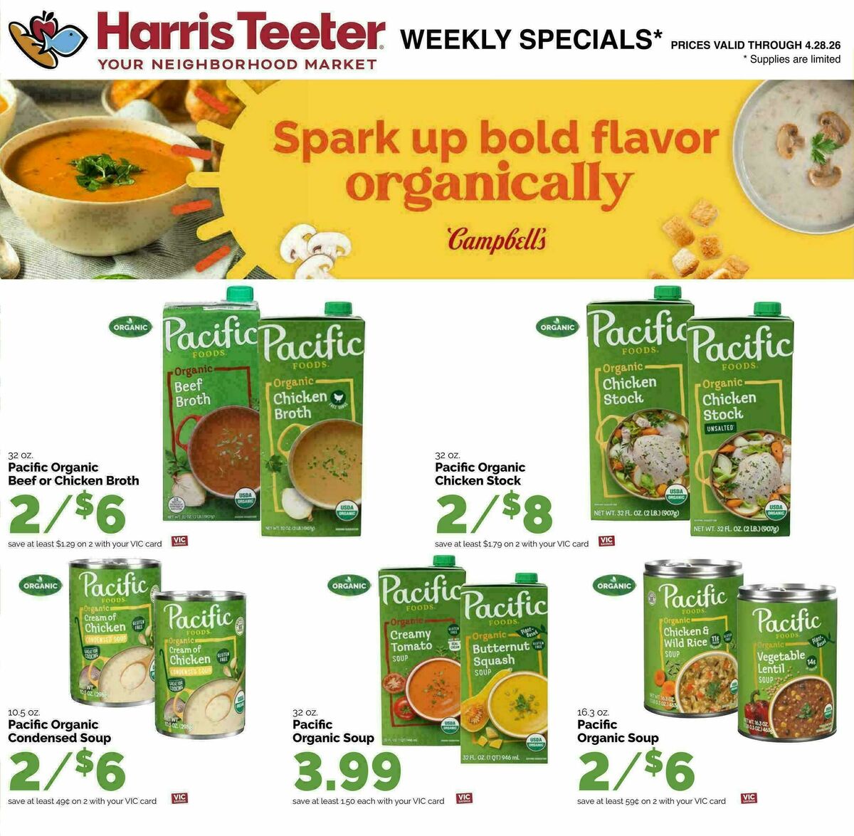 Harris Teeter Weekly Ad from April 22