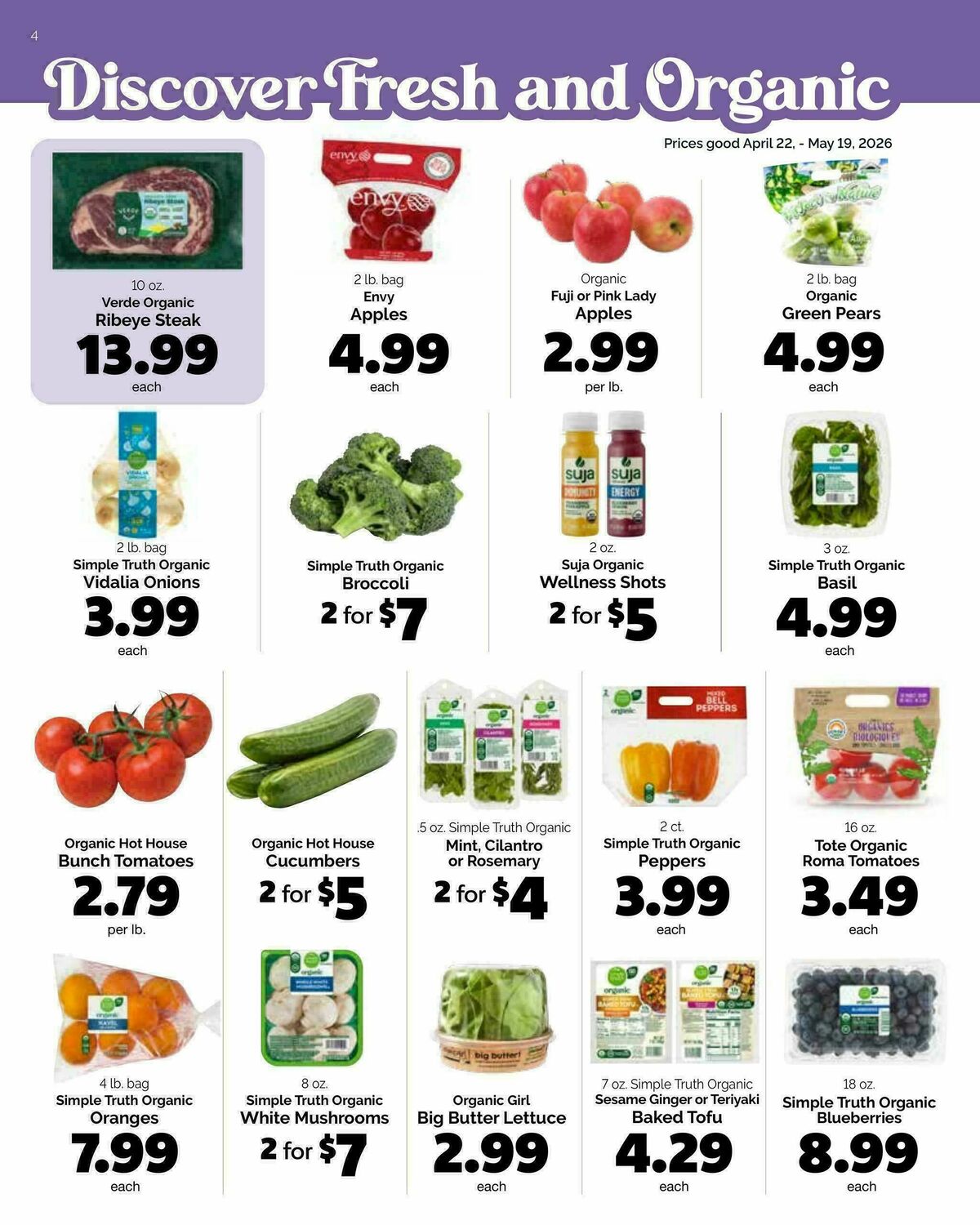 Harris Teeter Weekly Ad from April 22