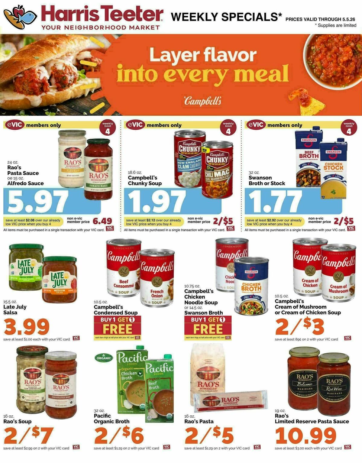 Harris Teeter Weekly Ad from April 29