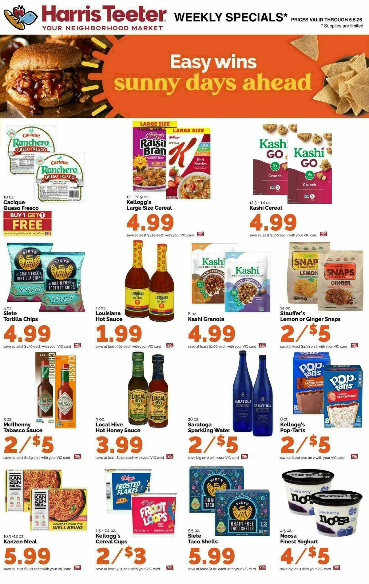 Harris Teeter Weekly Ad from April 29