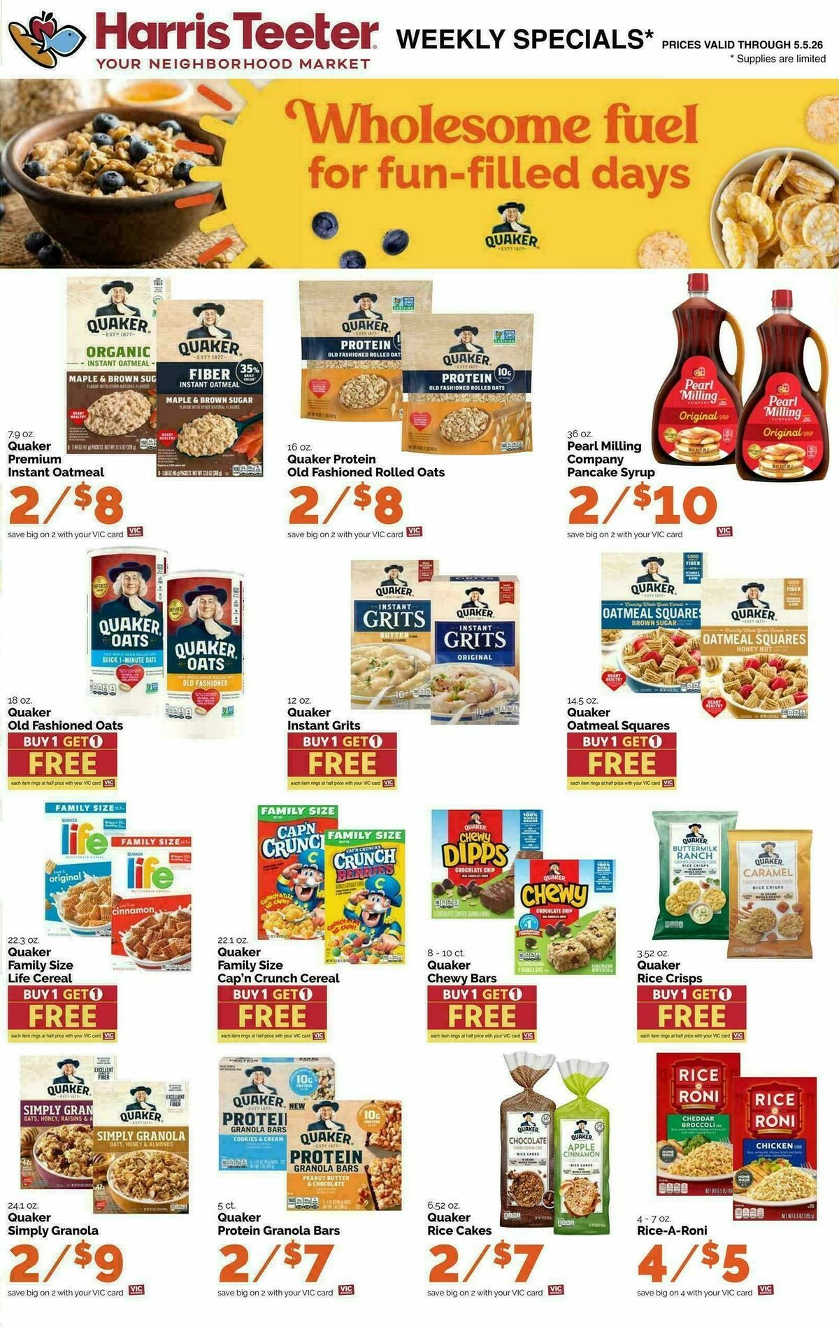 Harris Teeter Weekly Ad from April 29