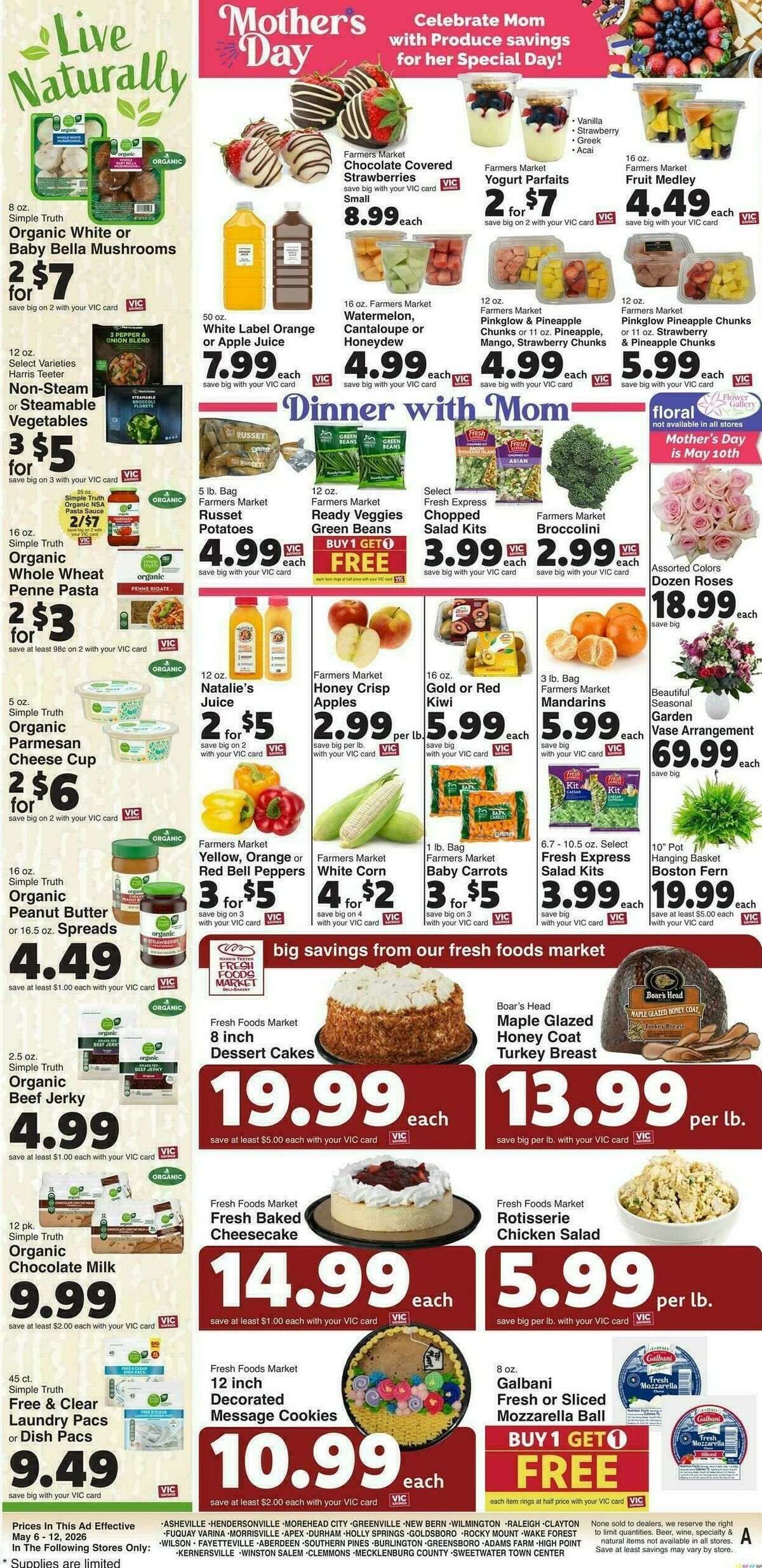 Harris Teeter Weekly Ad from May 6