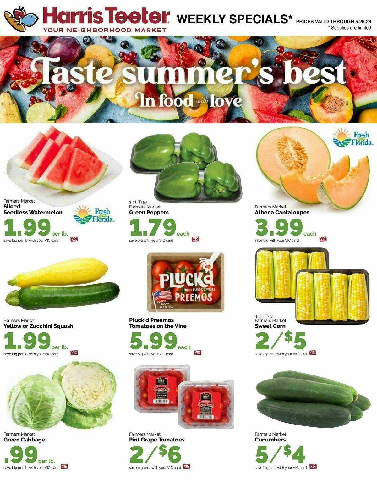 Harris Teeter Weekly Ad from May 20