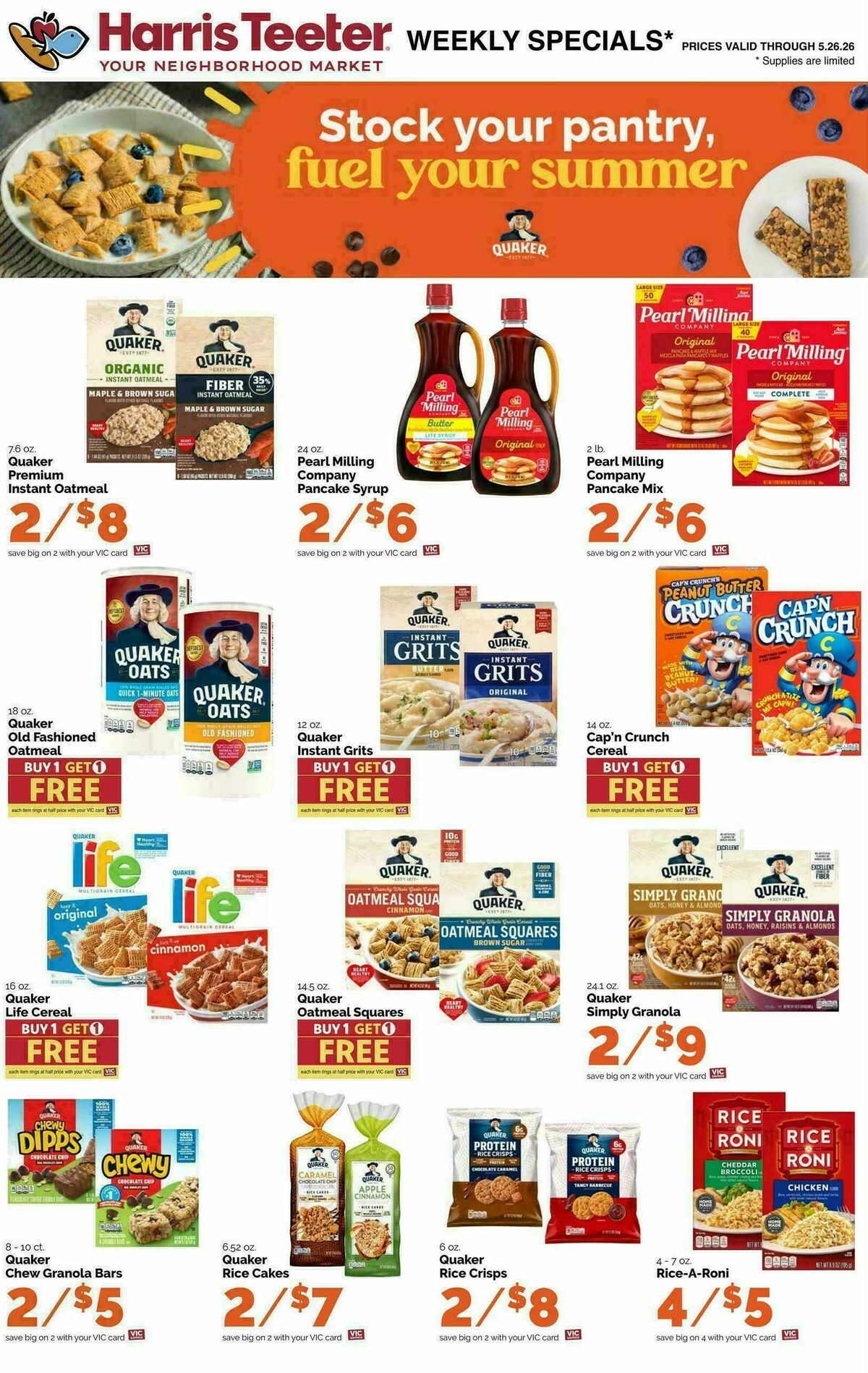 Harris Teeter Weekly Ad from May 20