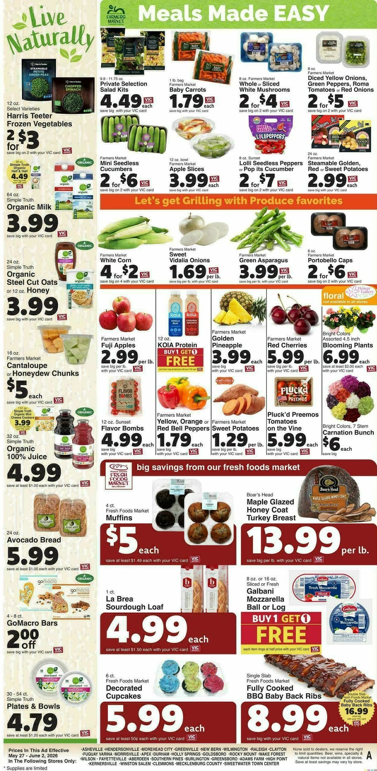 Harris Teeter Weekly Ad from May 27