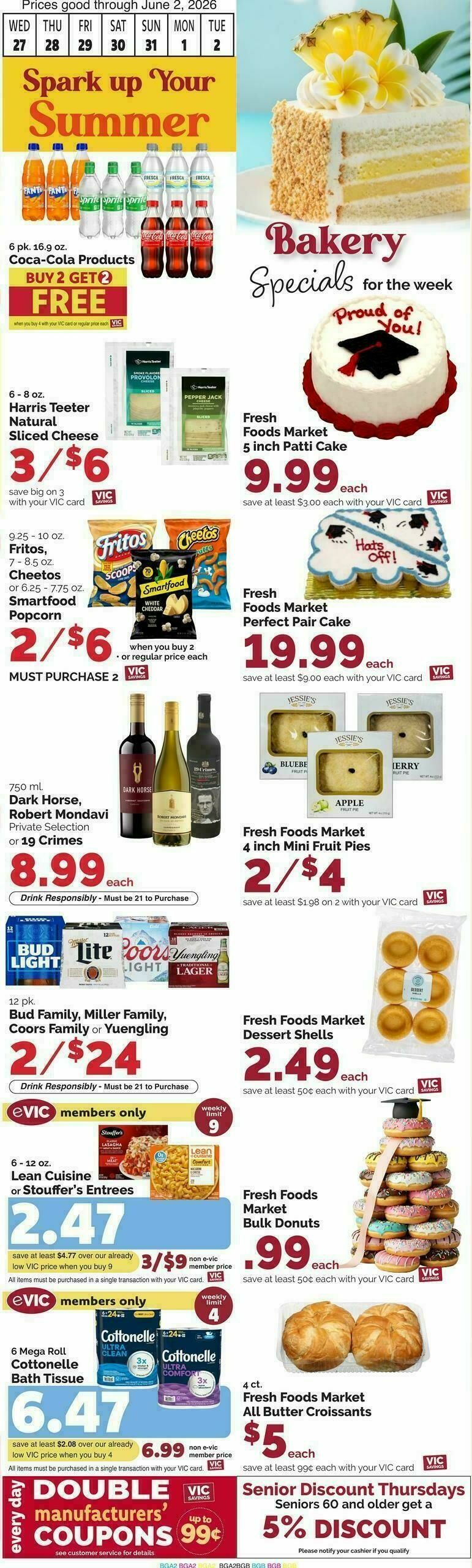 Harris Teeter Weekly Ad from May 27