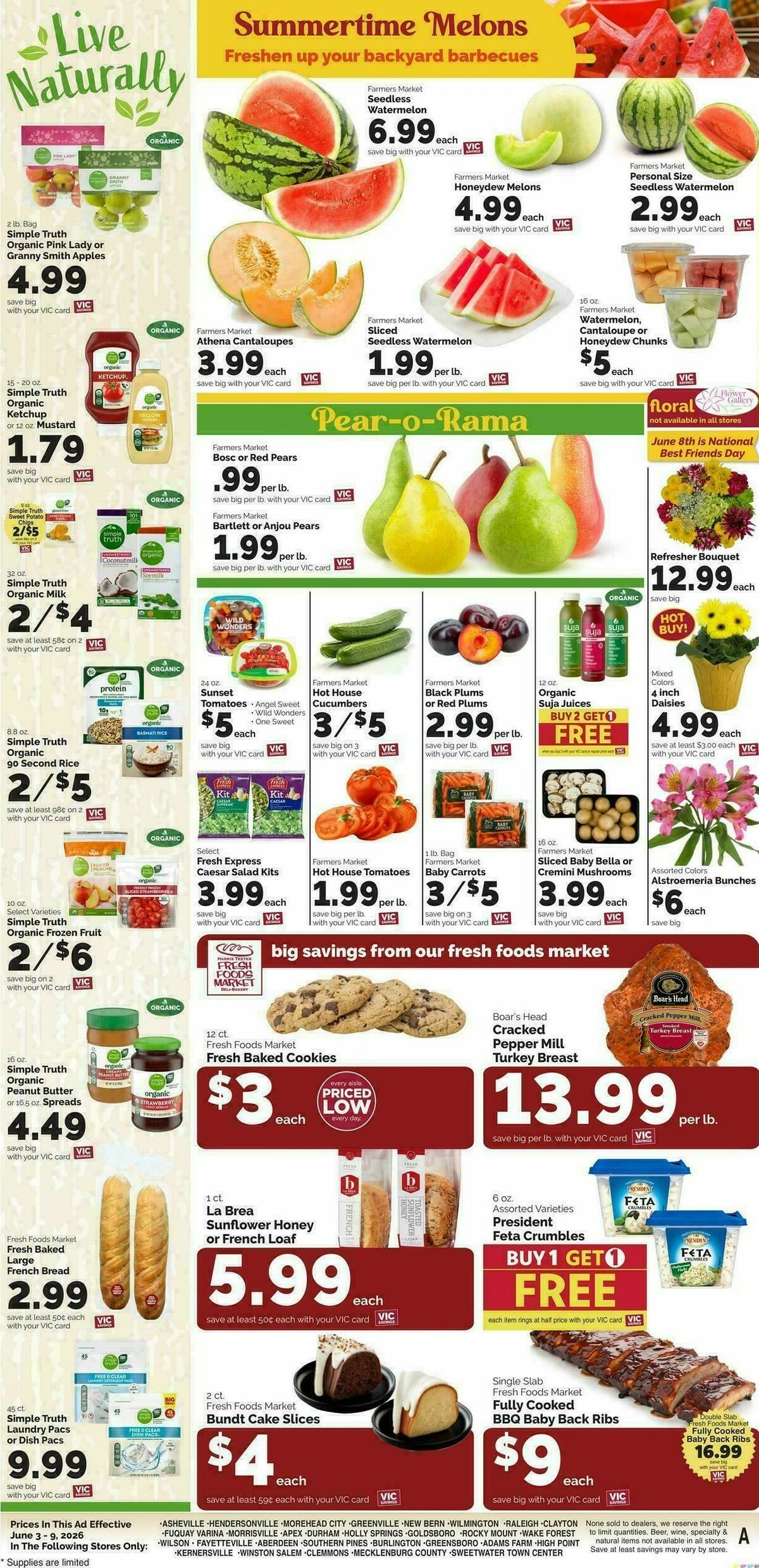 Harris Teeter Weekly Ad from June 3
