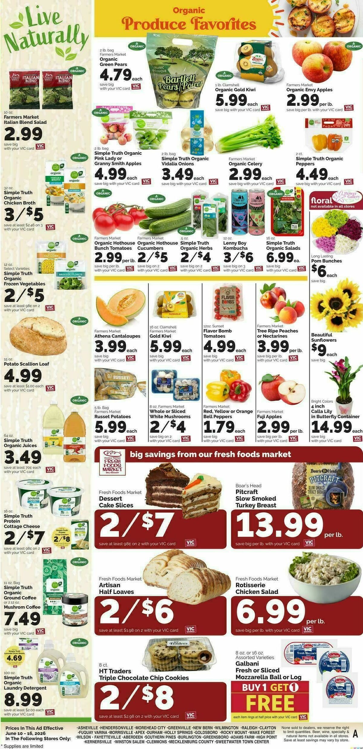 Harris Teeter Weekly Ad from June 10