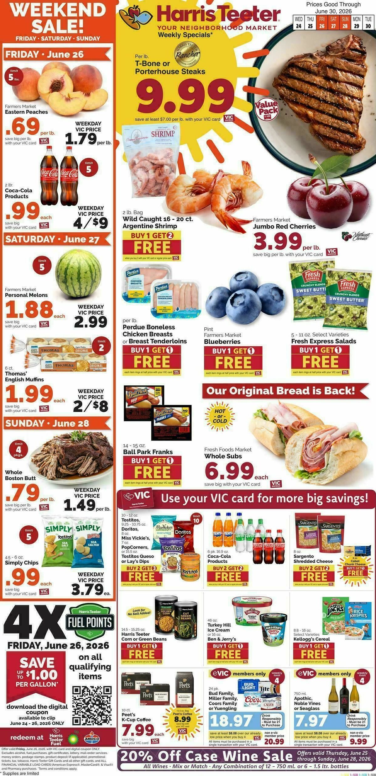 Harris Teeter Weekly Ad from June 24