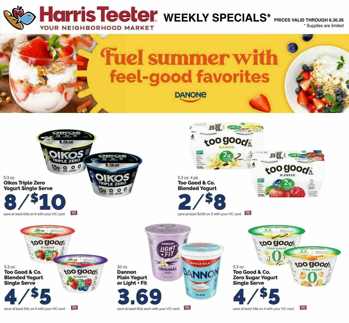 Harris Teeter Weekly Ad from June 24