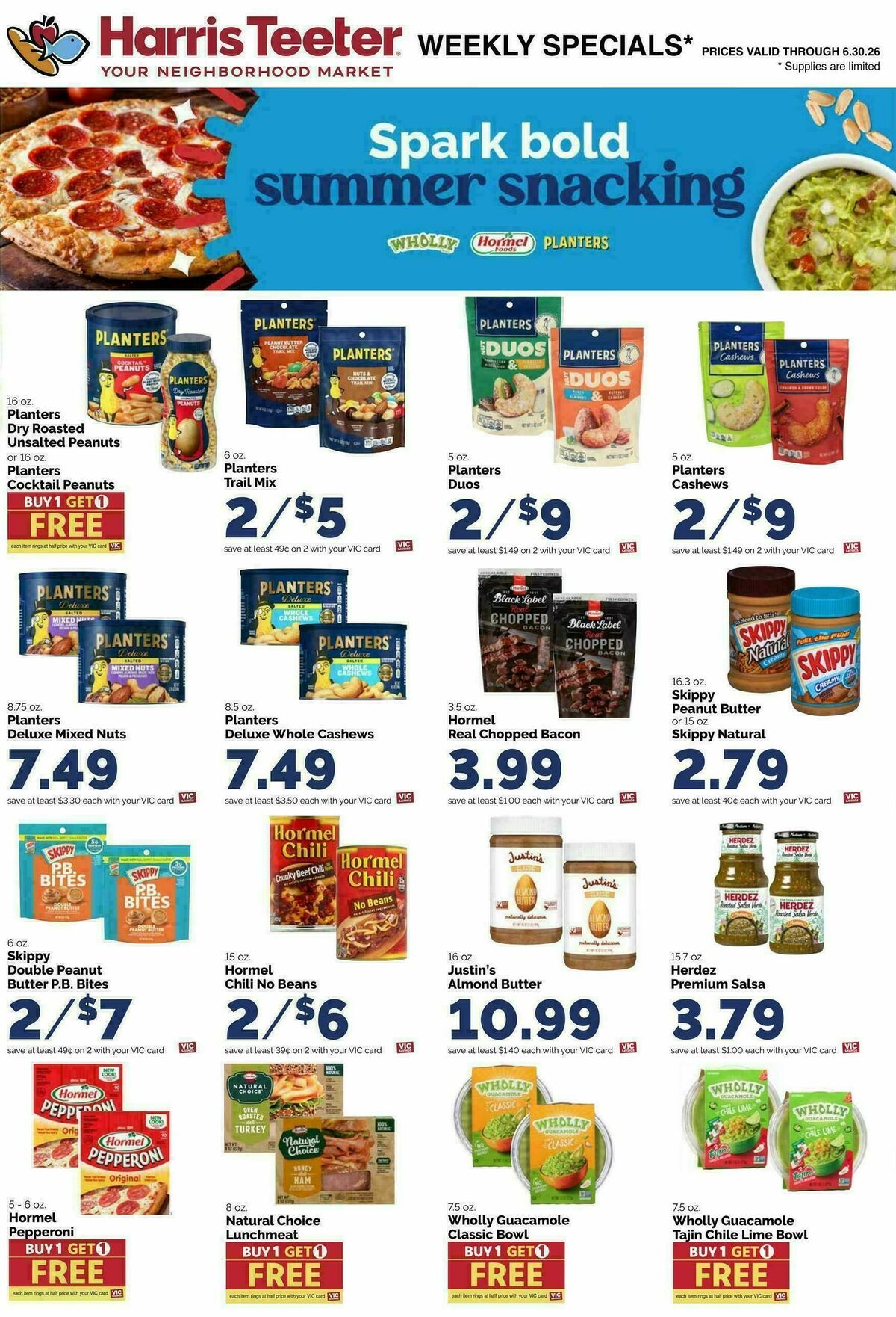 Harris Teeter Weekly Ad from June 24