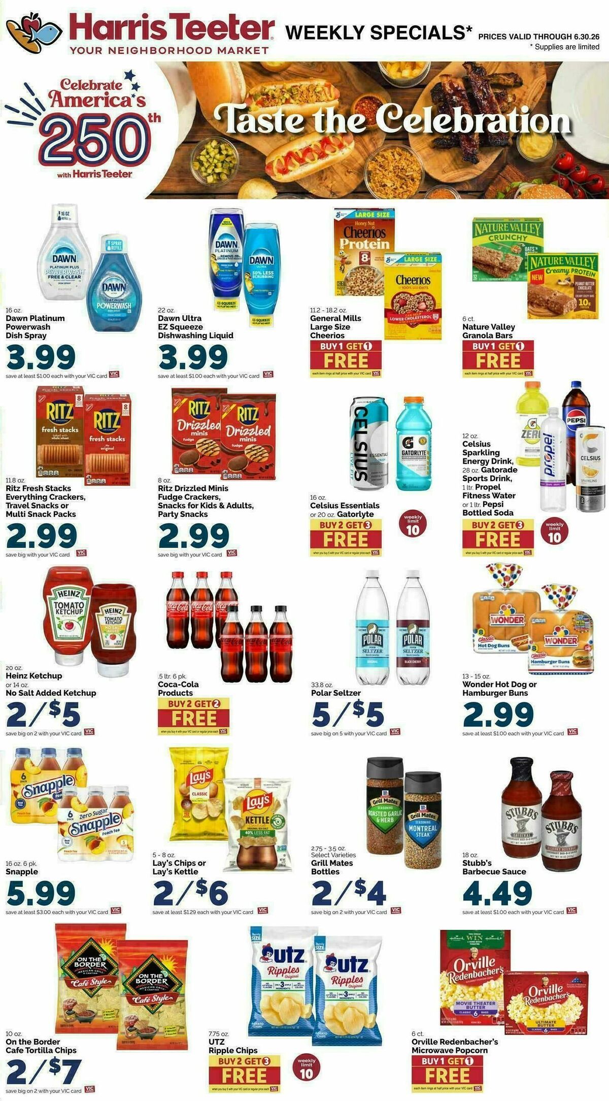 Harris Teeter Weekly Ad from June 24
